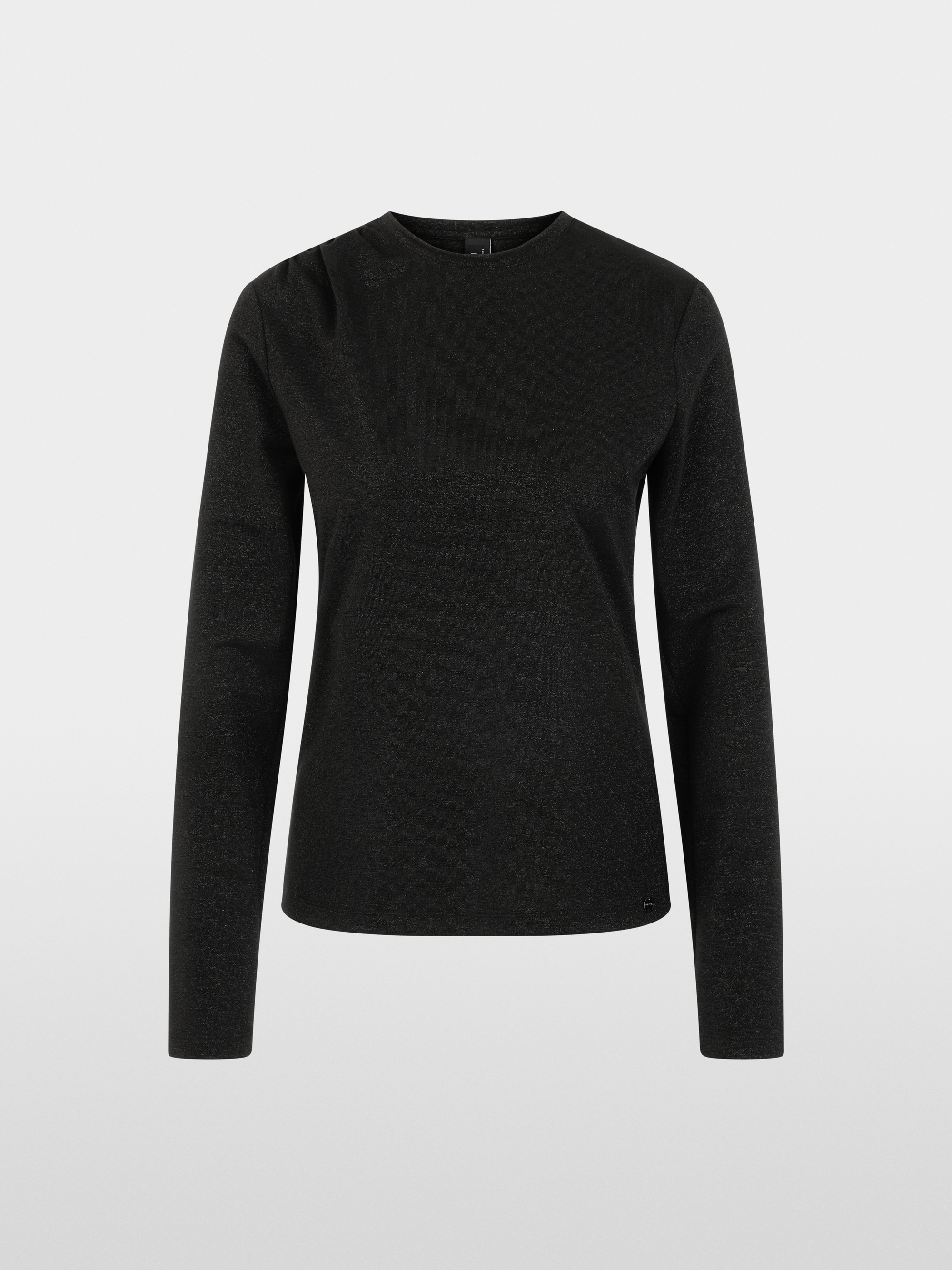 Fitted shirt with lurex
