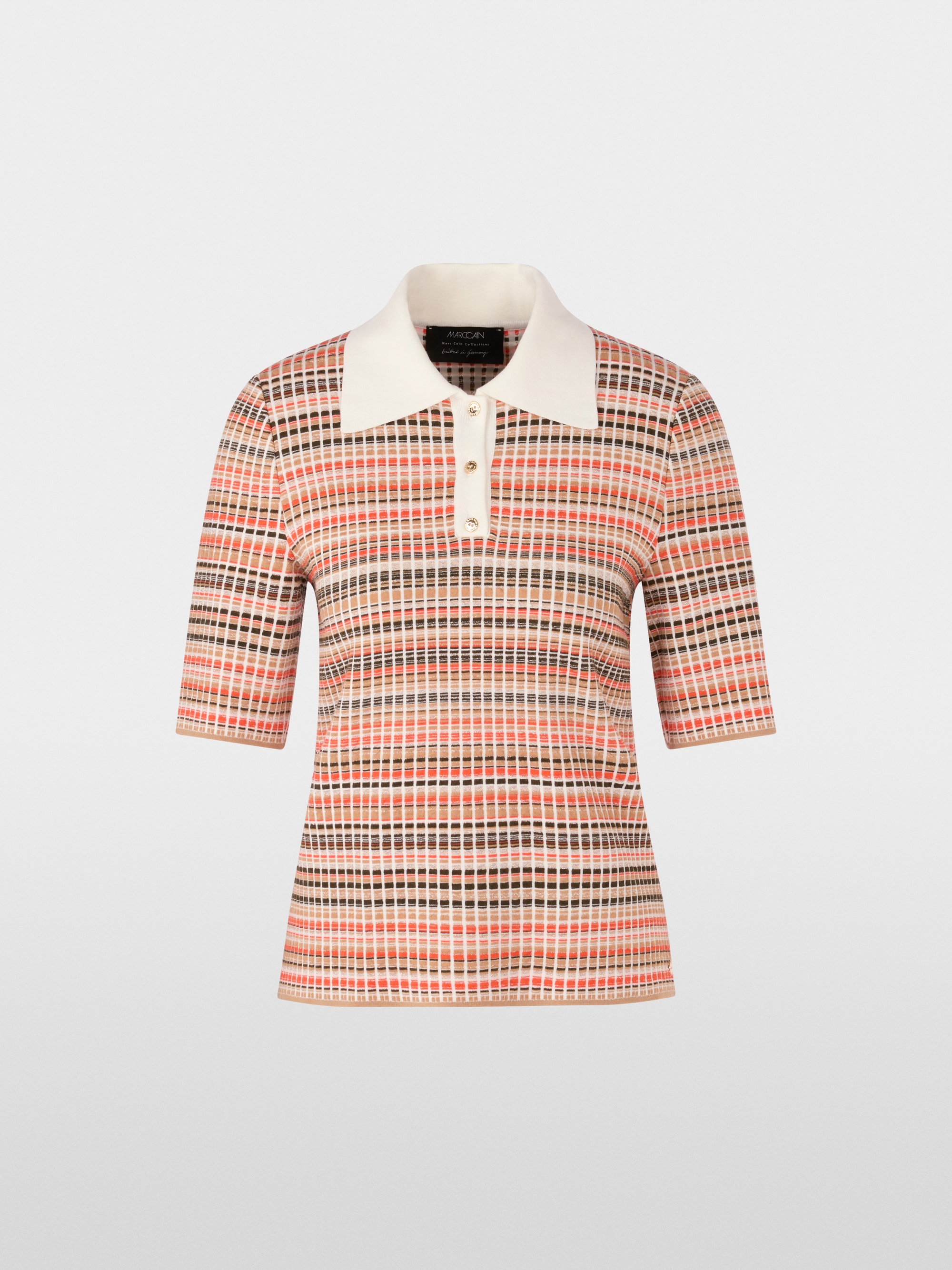 ‘Knitted in Germany’ polo shirt