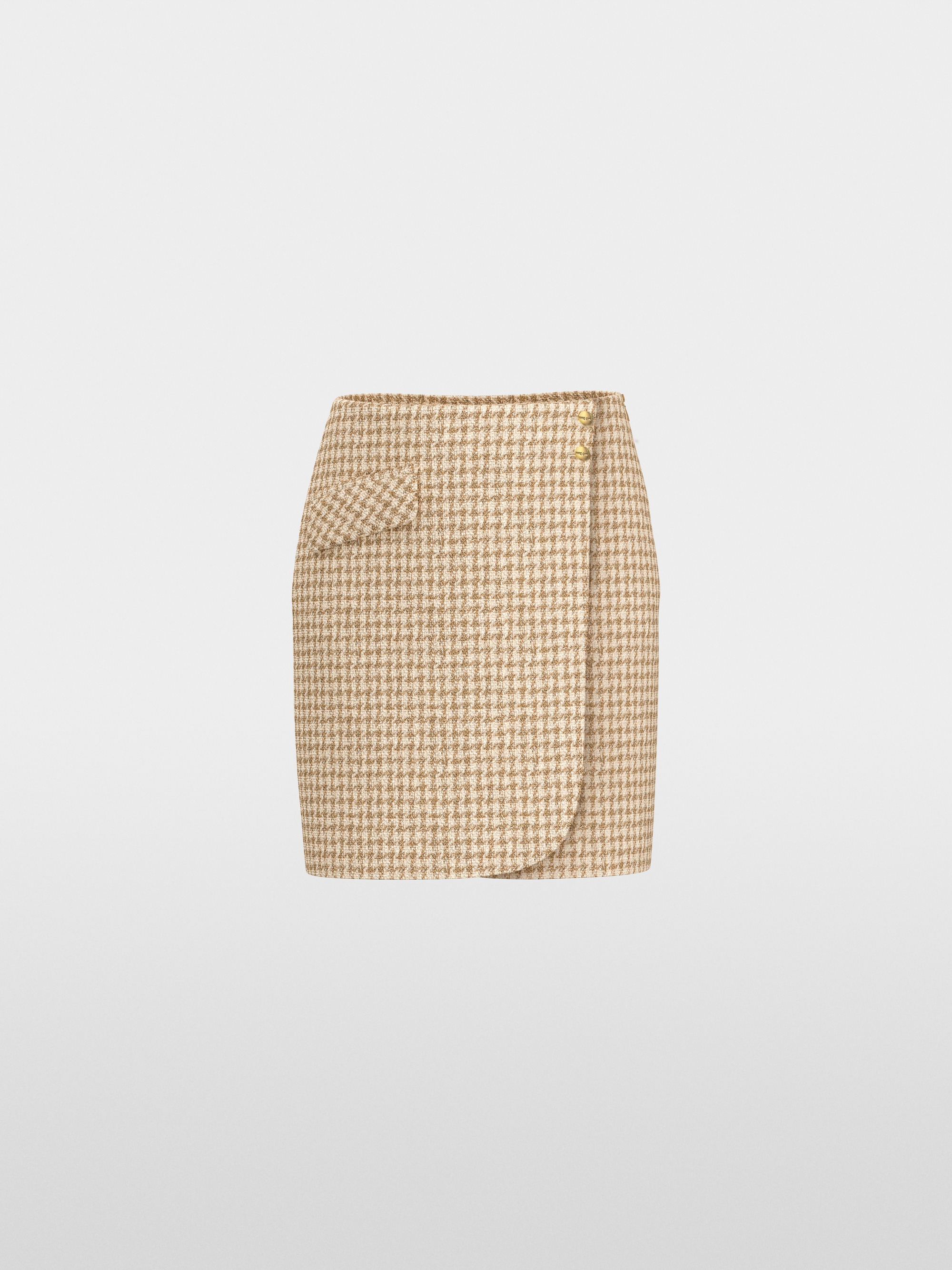 Houndstooth mini skirt