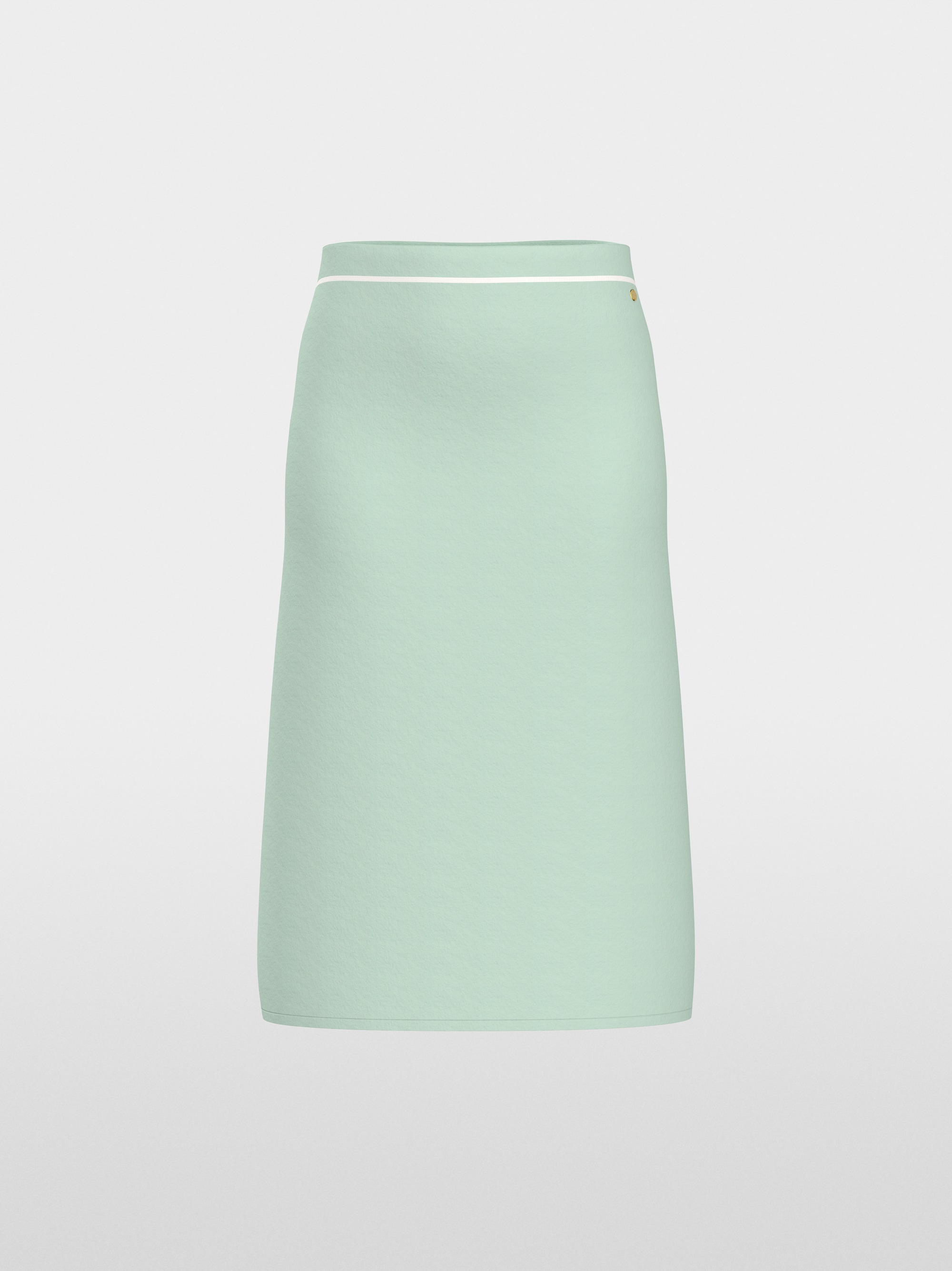 “Knitted in Germany” calf-length skirt