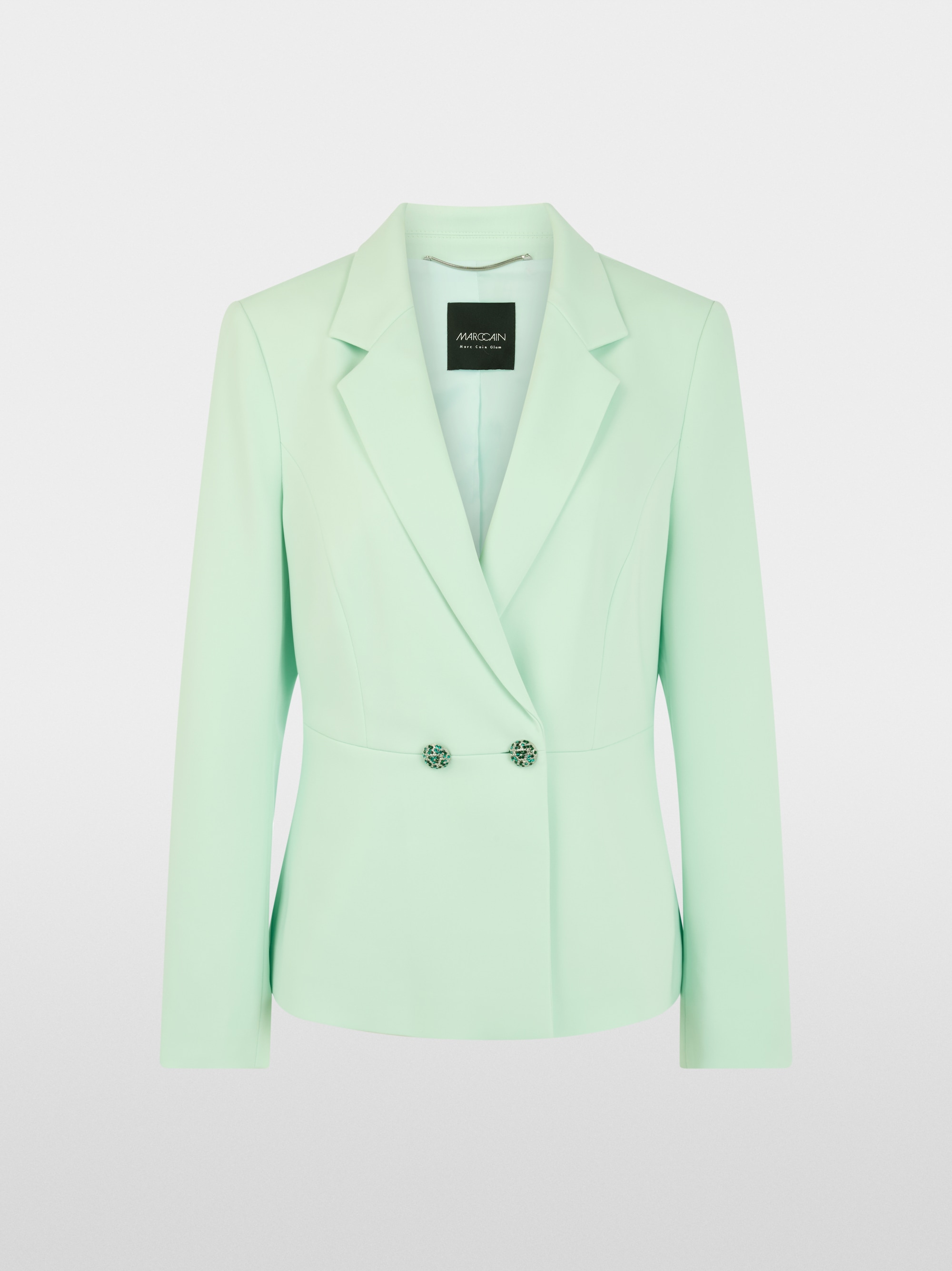 Double-breasted fancy buttons blazer