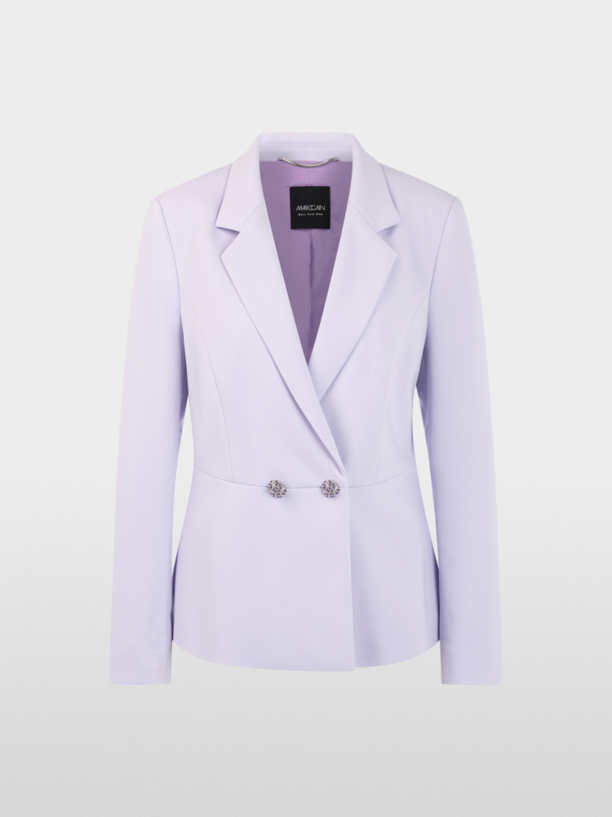 Double-breasted fancy buttons blazer