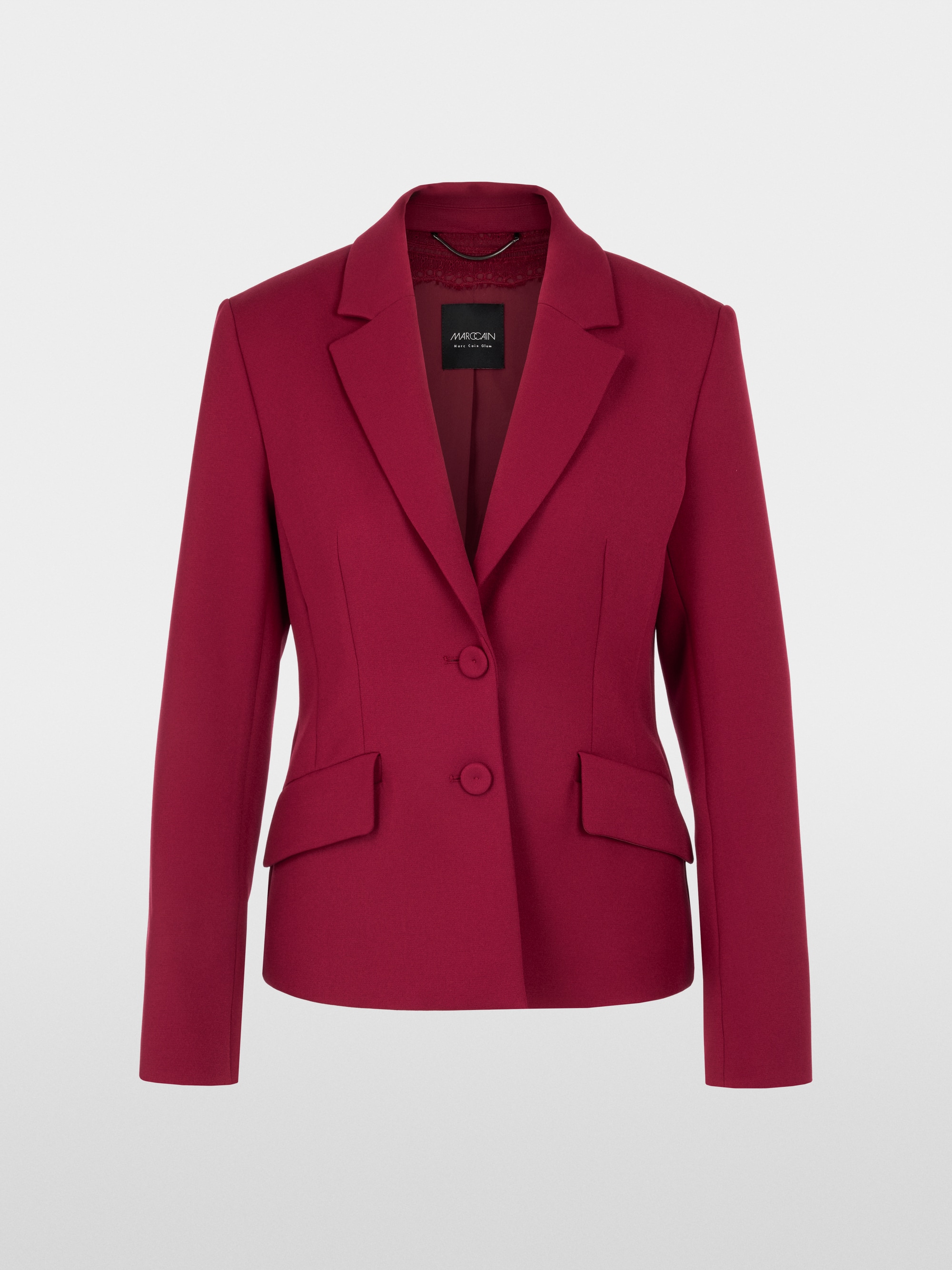 Fitted blazer with lapels