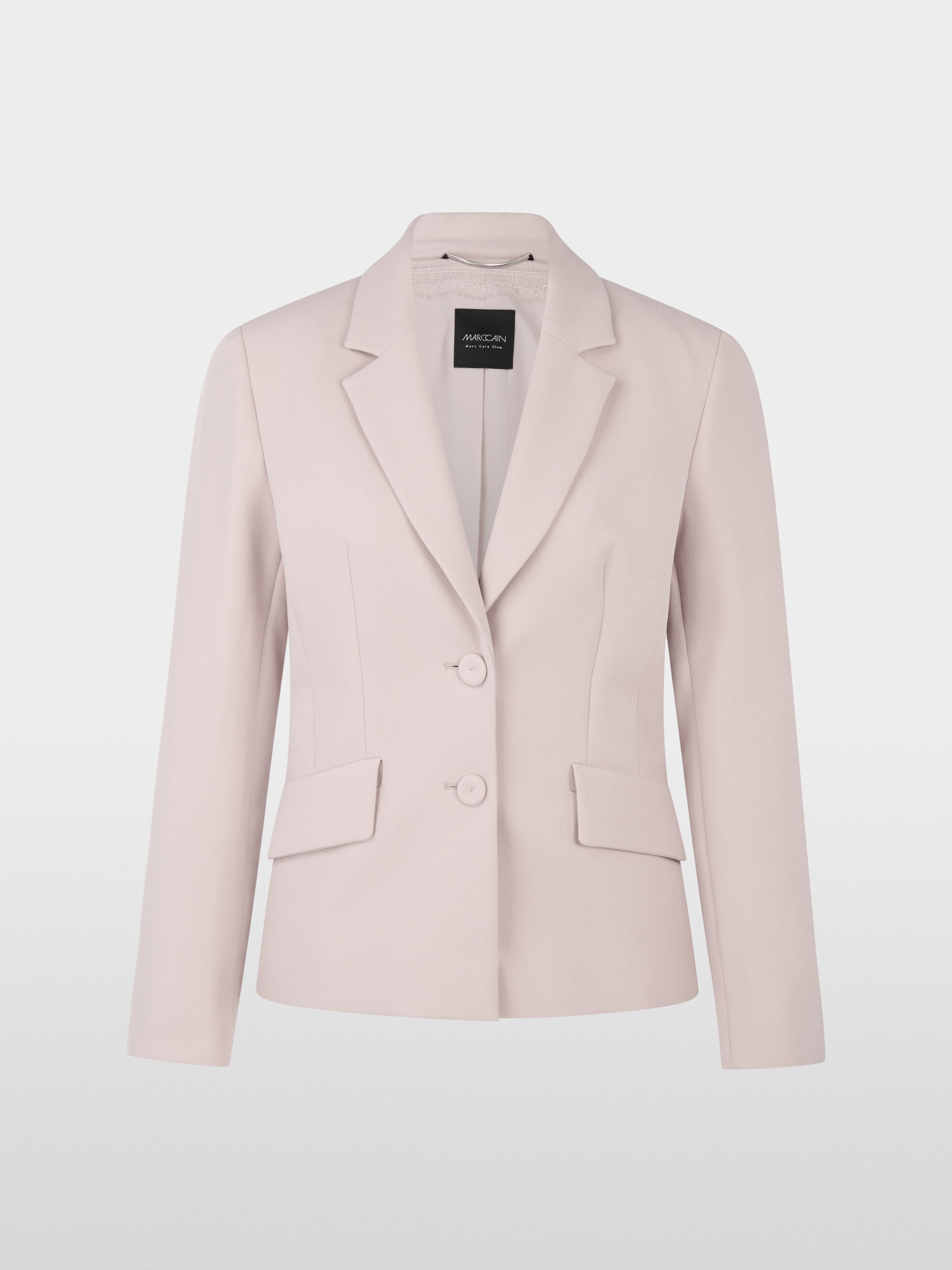 Fitted blazer with lapels