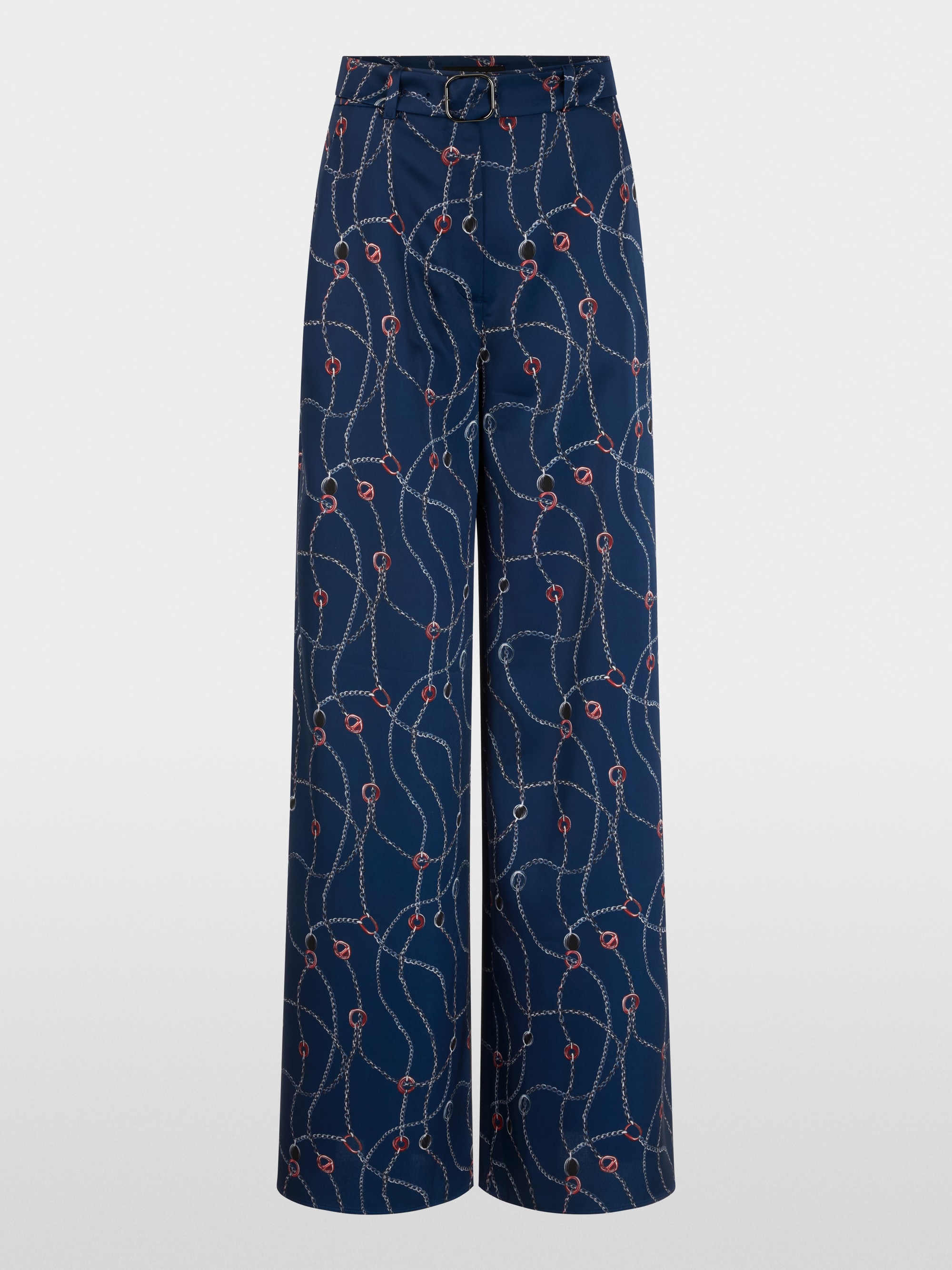 WAUKEE trousers with chain print