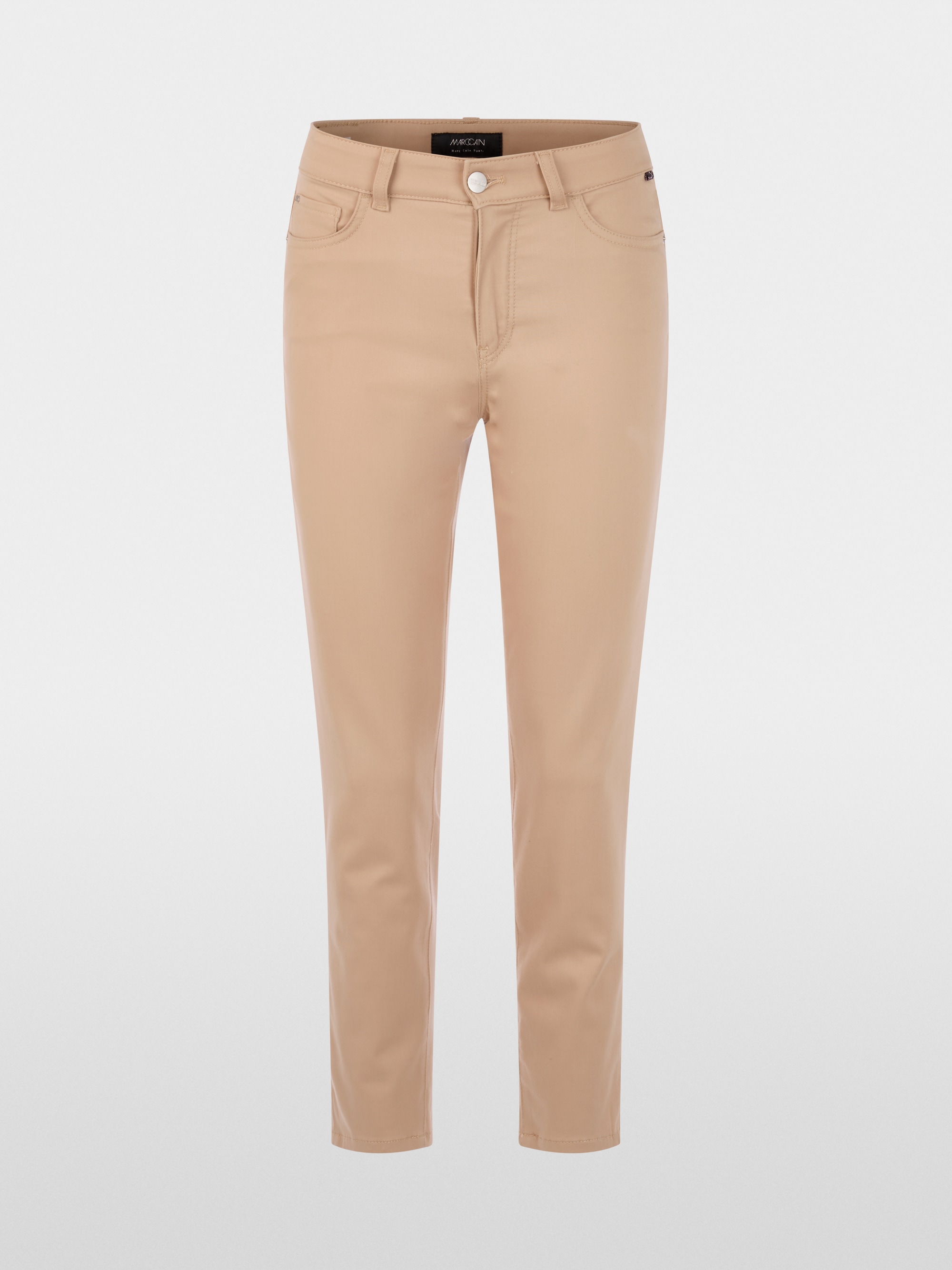 SILEA slim fit cropped-cut trousers