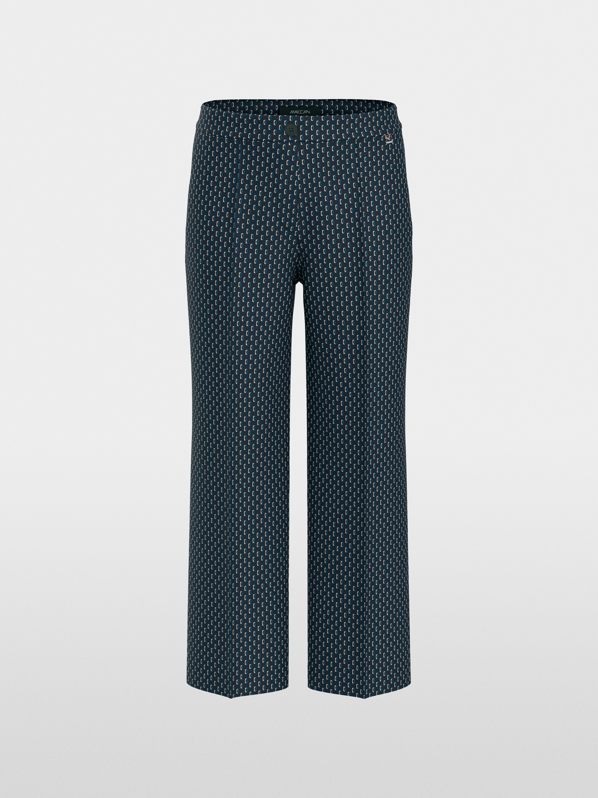 WUKARI wide fit fabric trousers