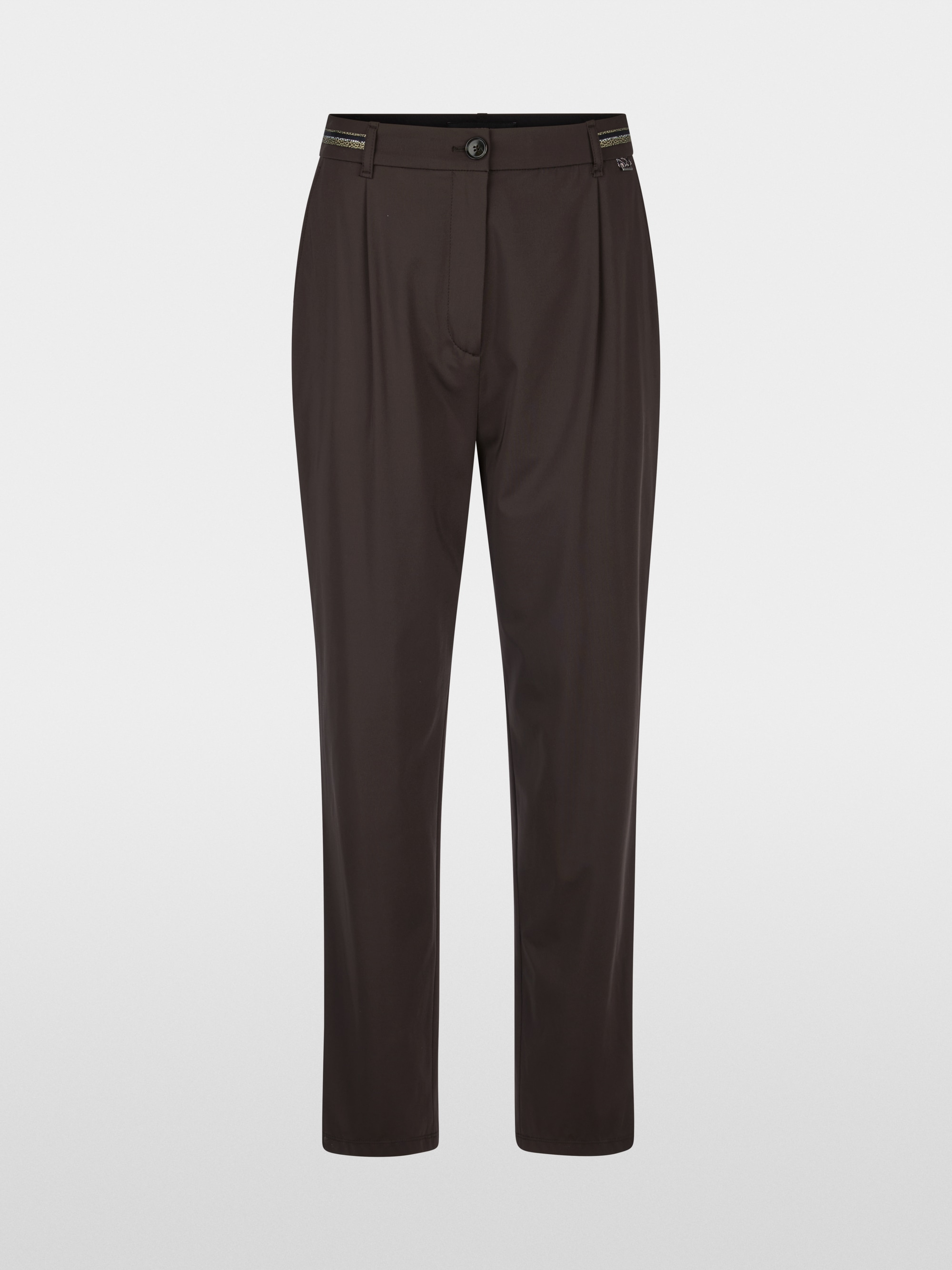 FAQUS feminine fit fabric trousers