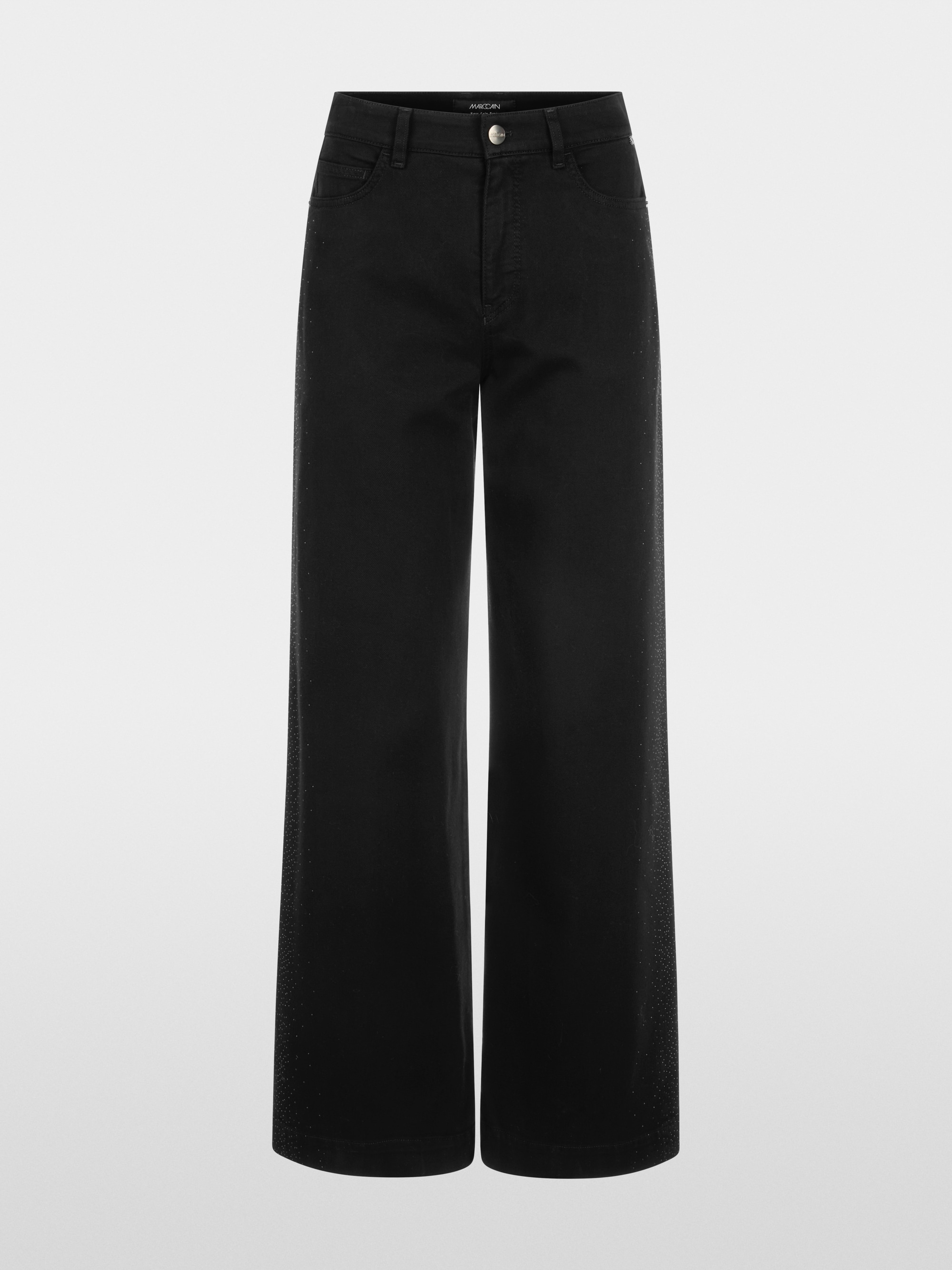 WARRI wide fit and high waist jeans