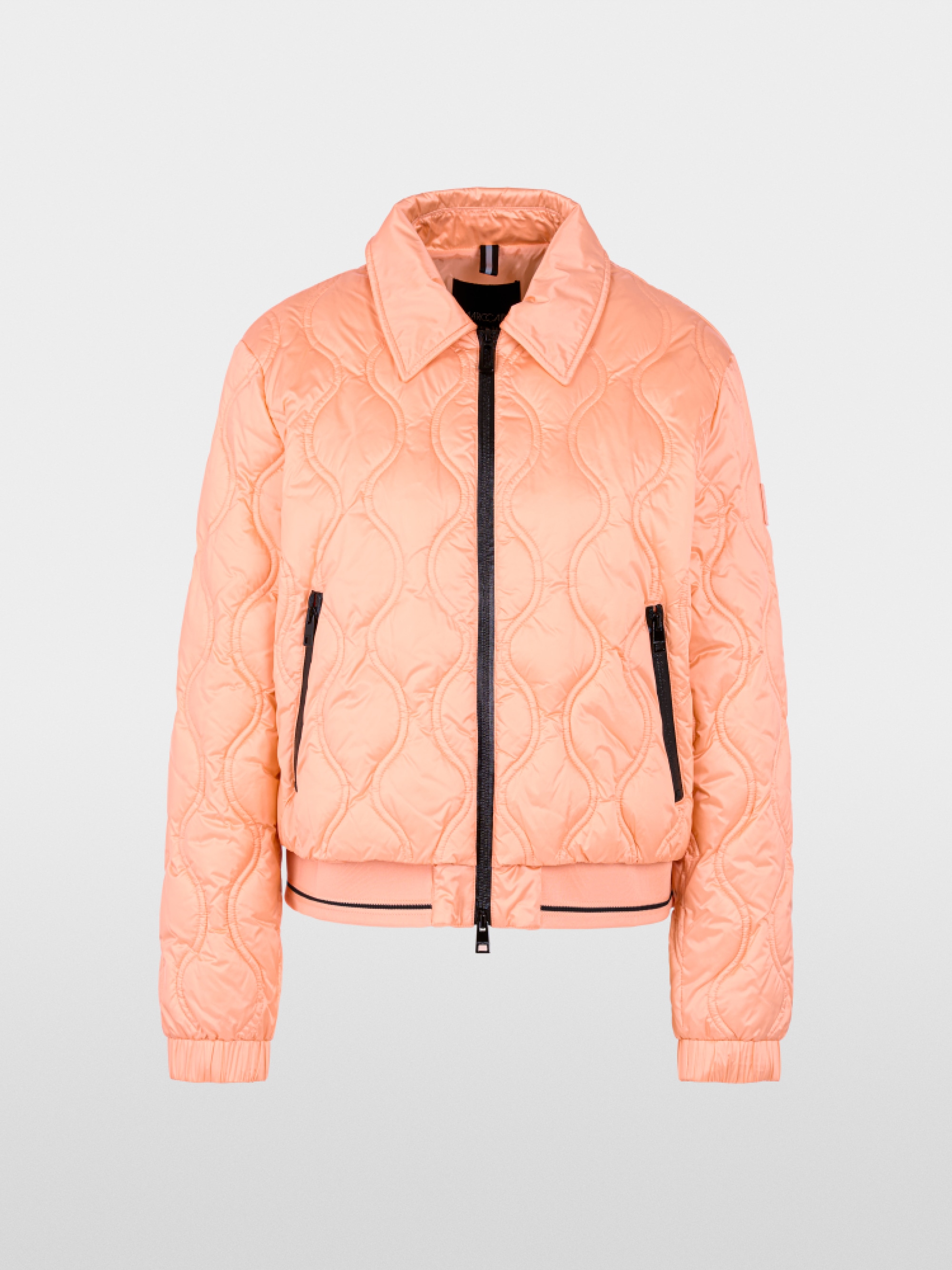 Veste matelassée avec détails contrastés