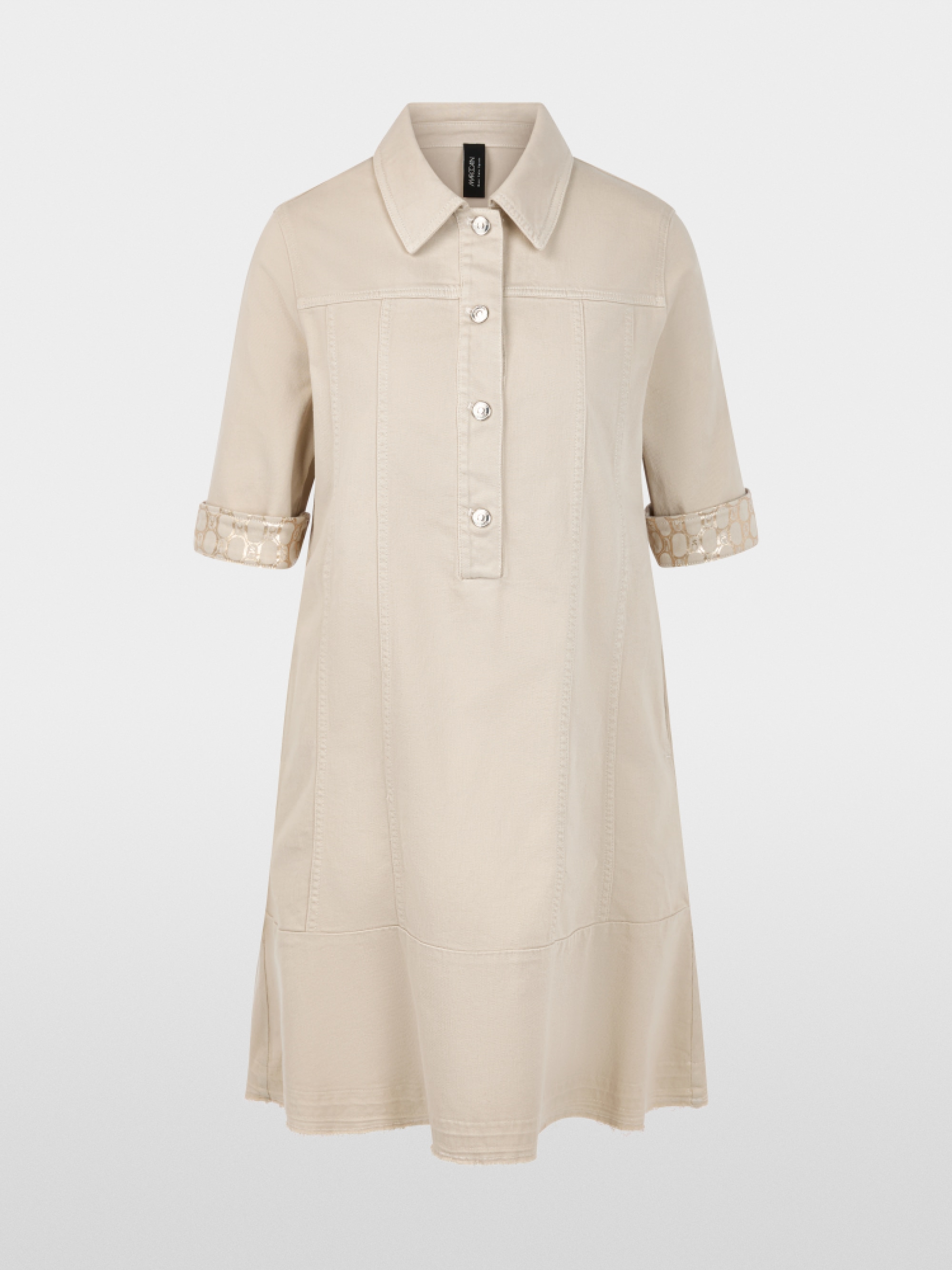 Robe courte en denim