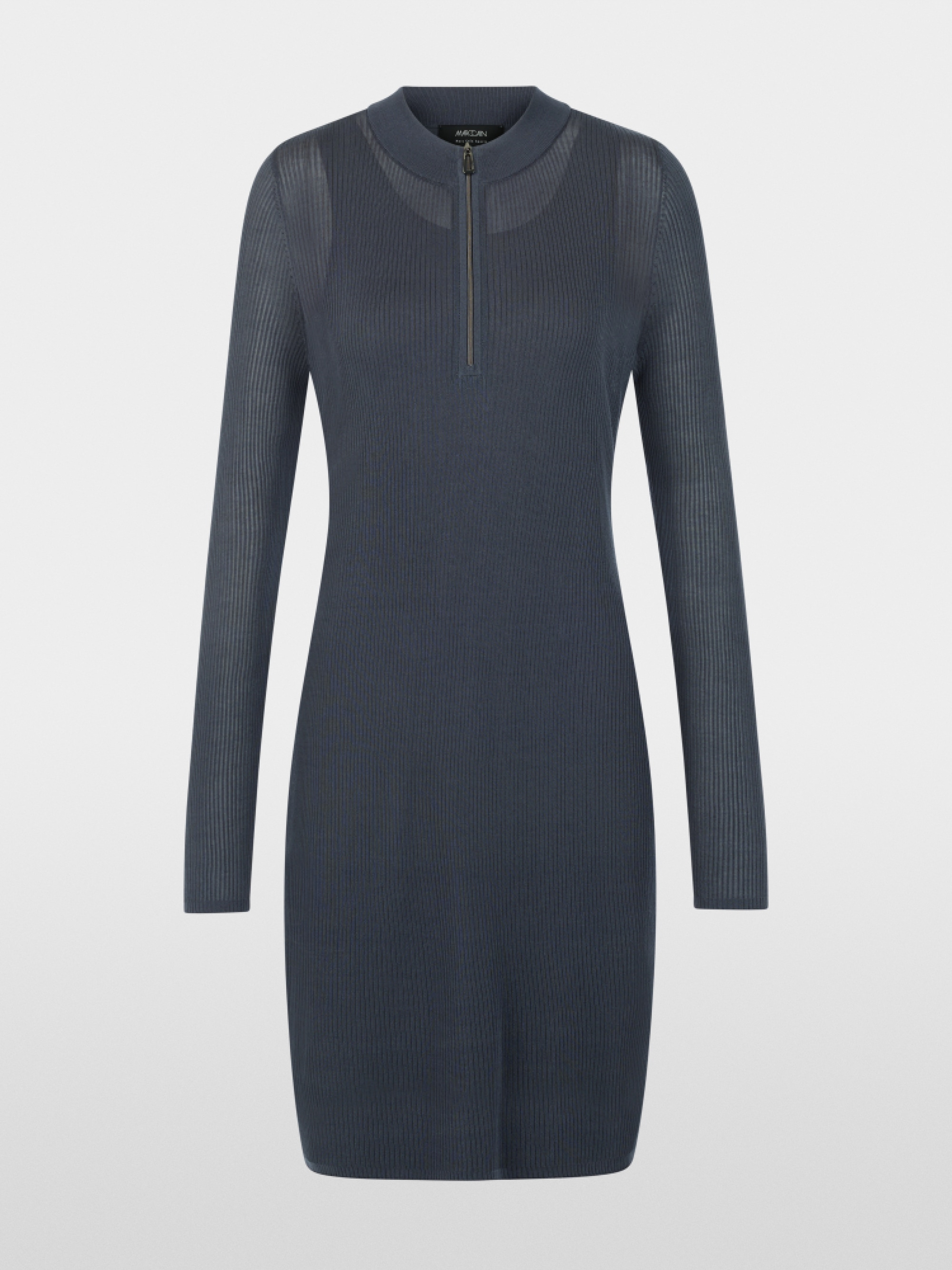 Robe en maille côtelée