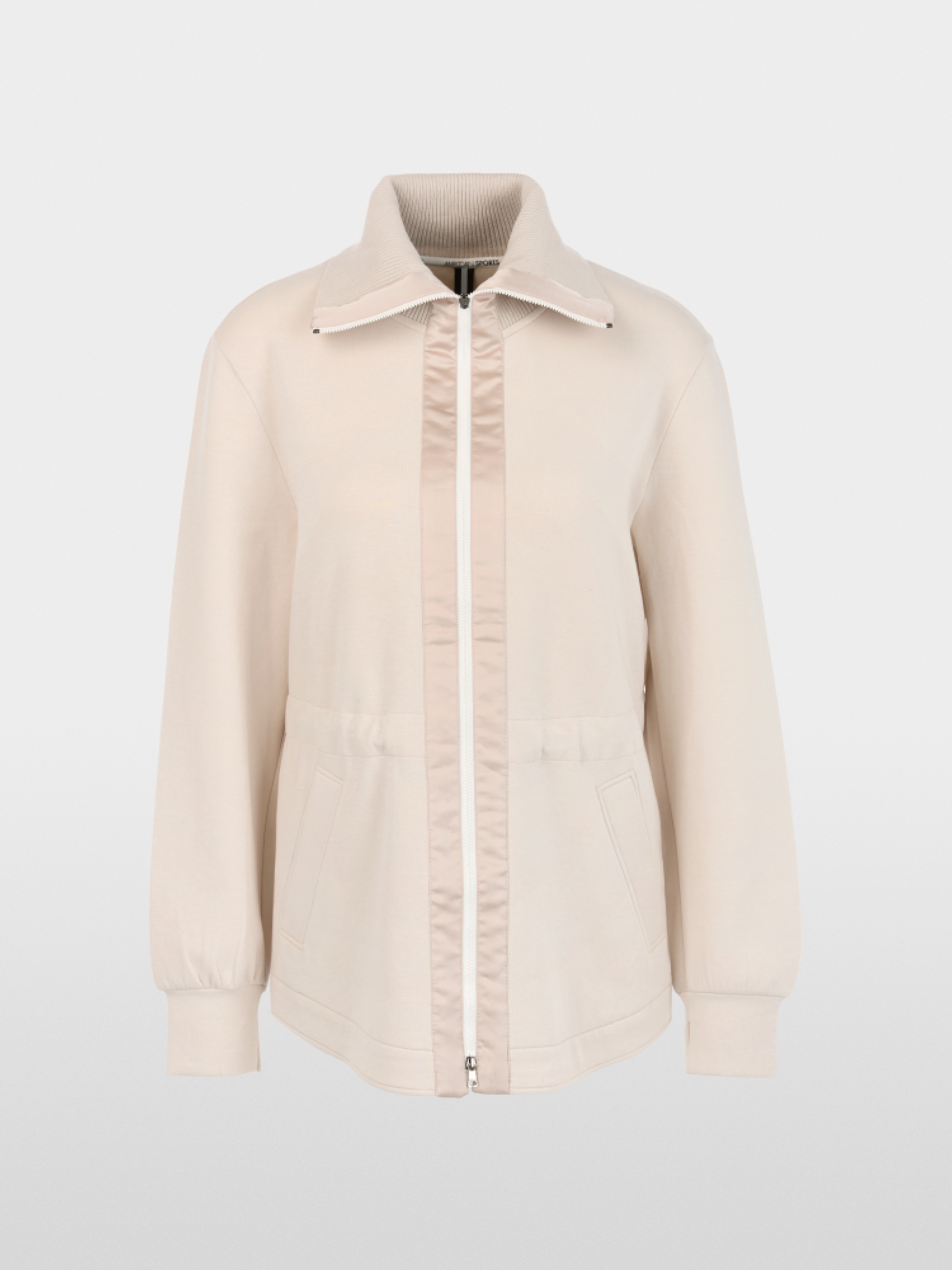 Veste en coton mélangé avec col roulé