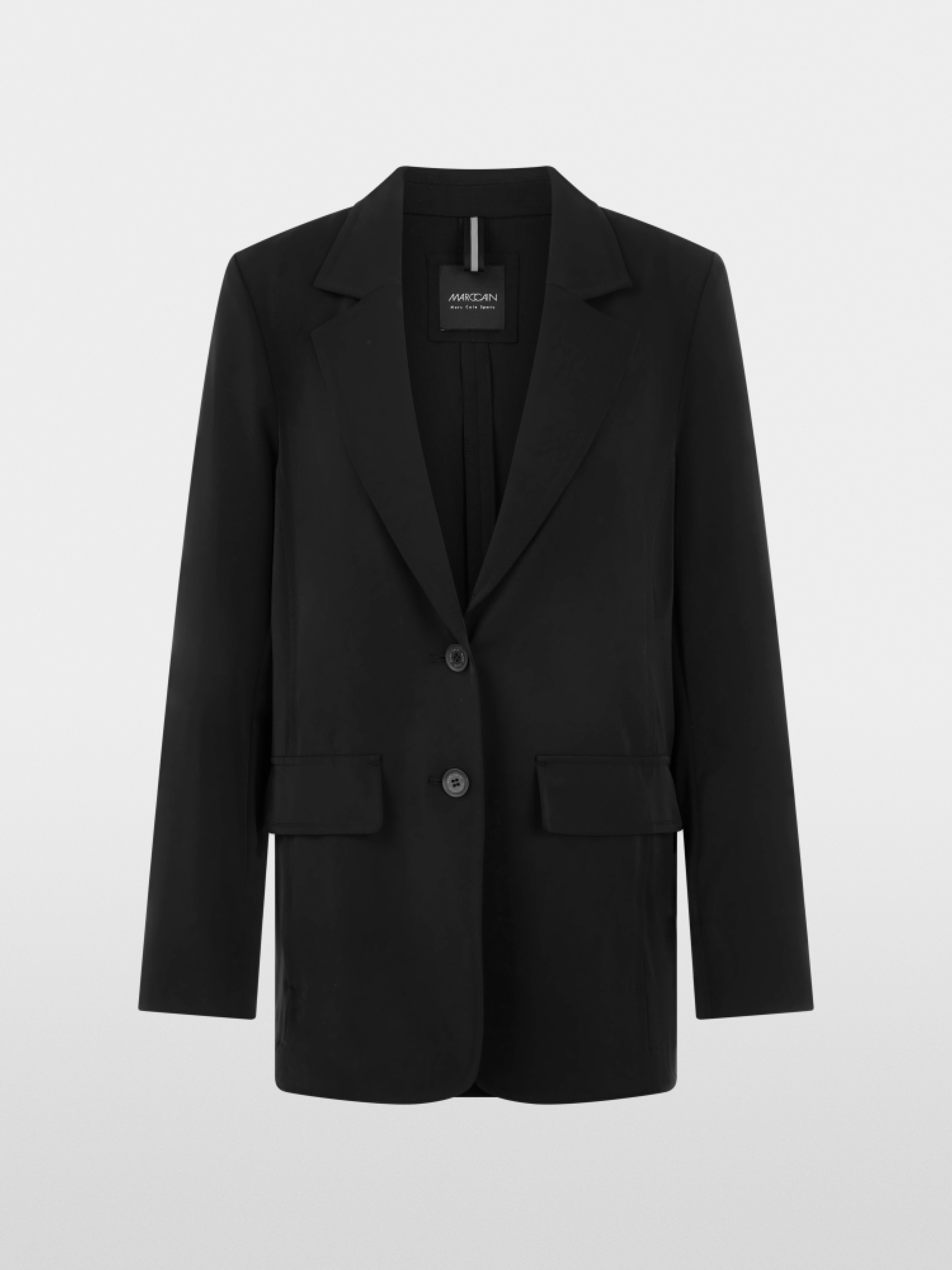 Casual blazer with deep lapels