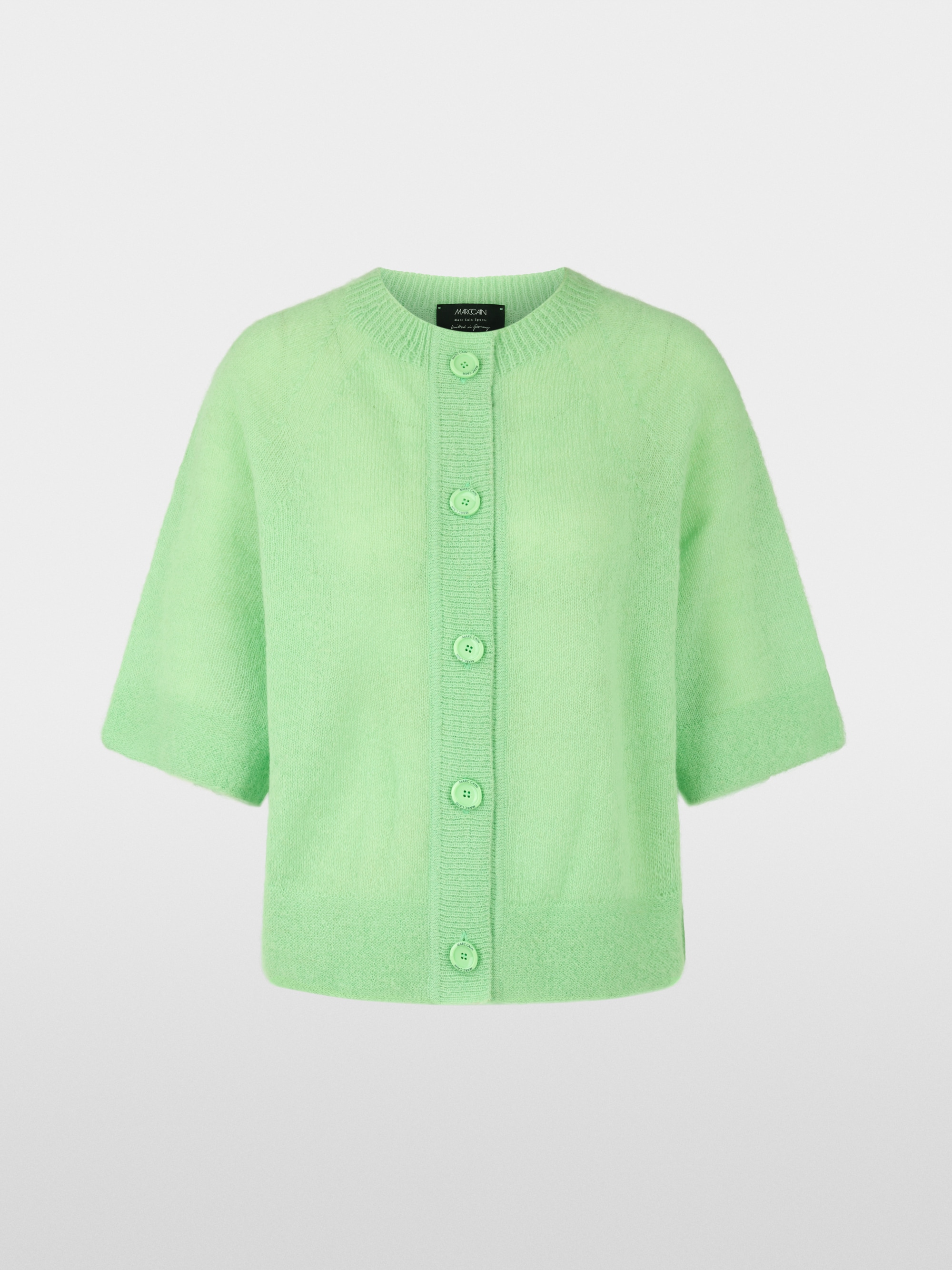 ‘Knitted in Germany’ short cardigan