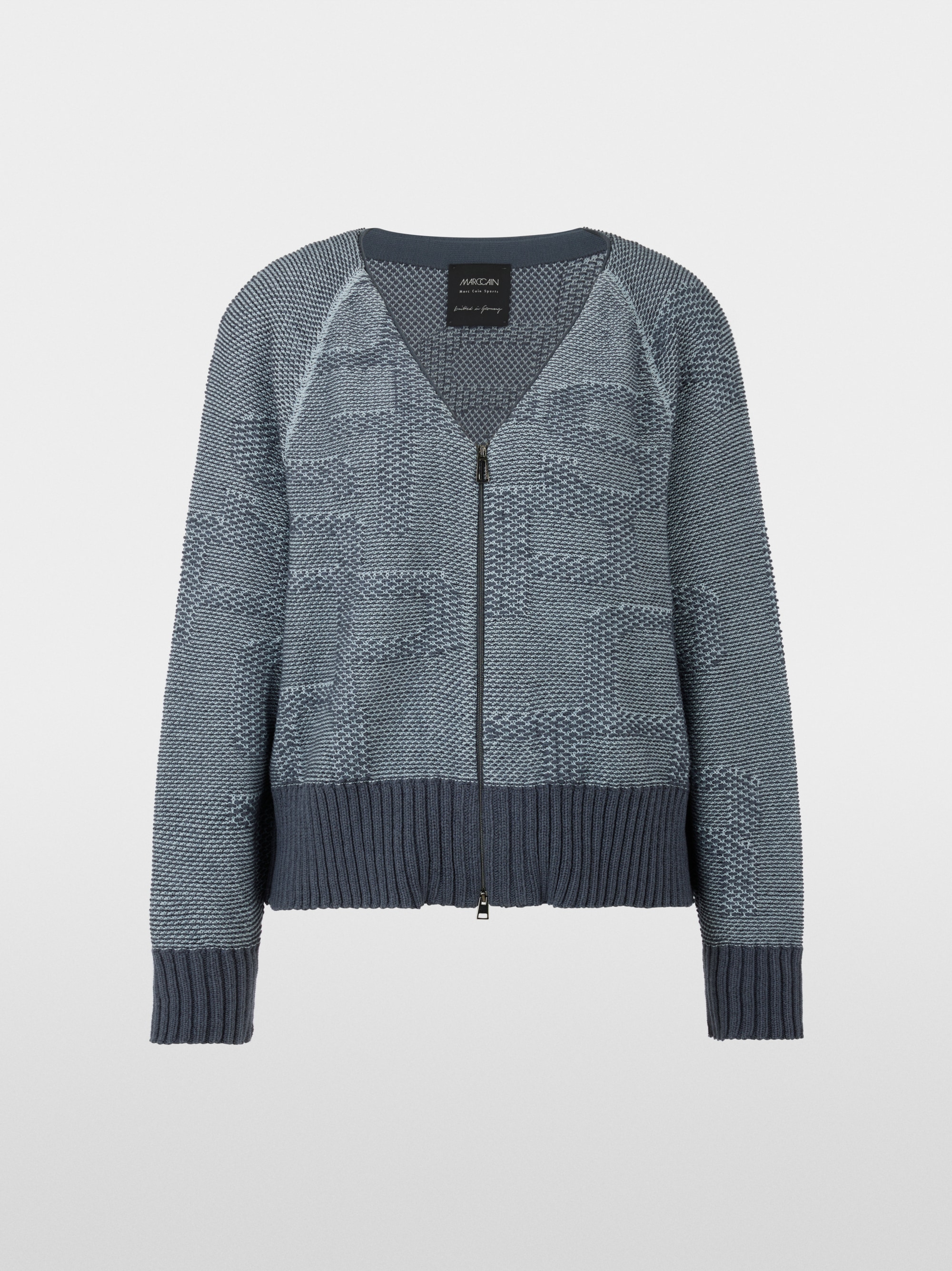 ‘Knitted in Germany’ cardigan