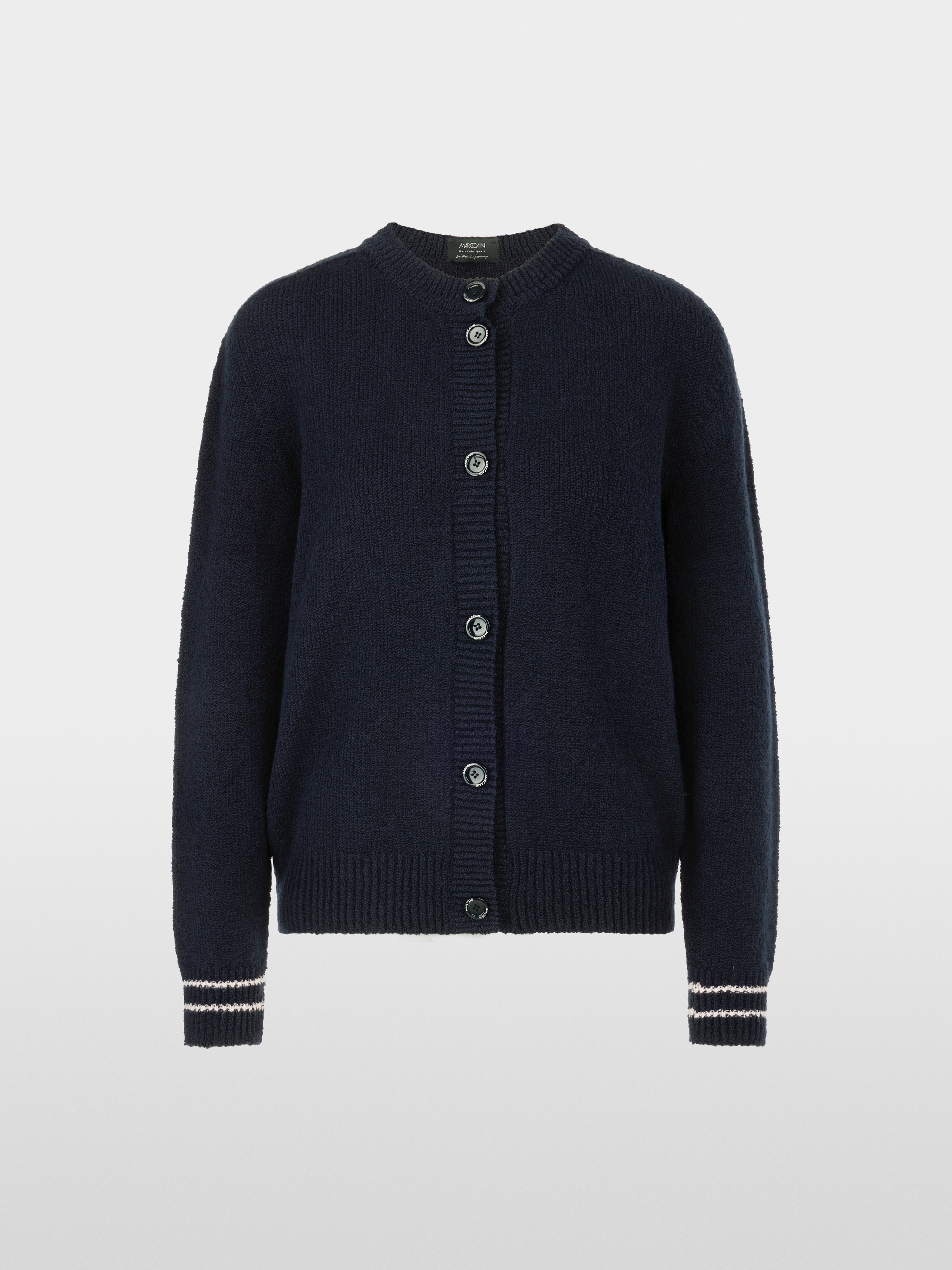 ‘Knitted in Germany’ plain cardigan
