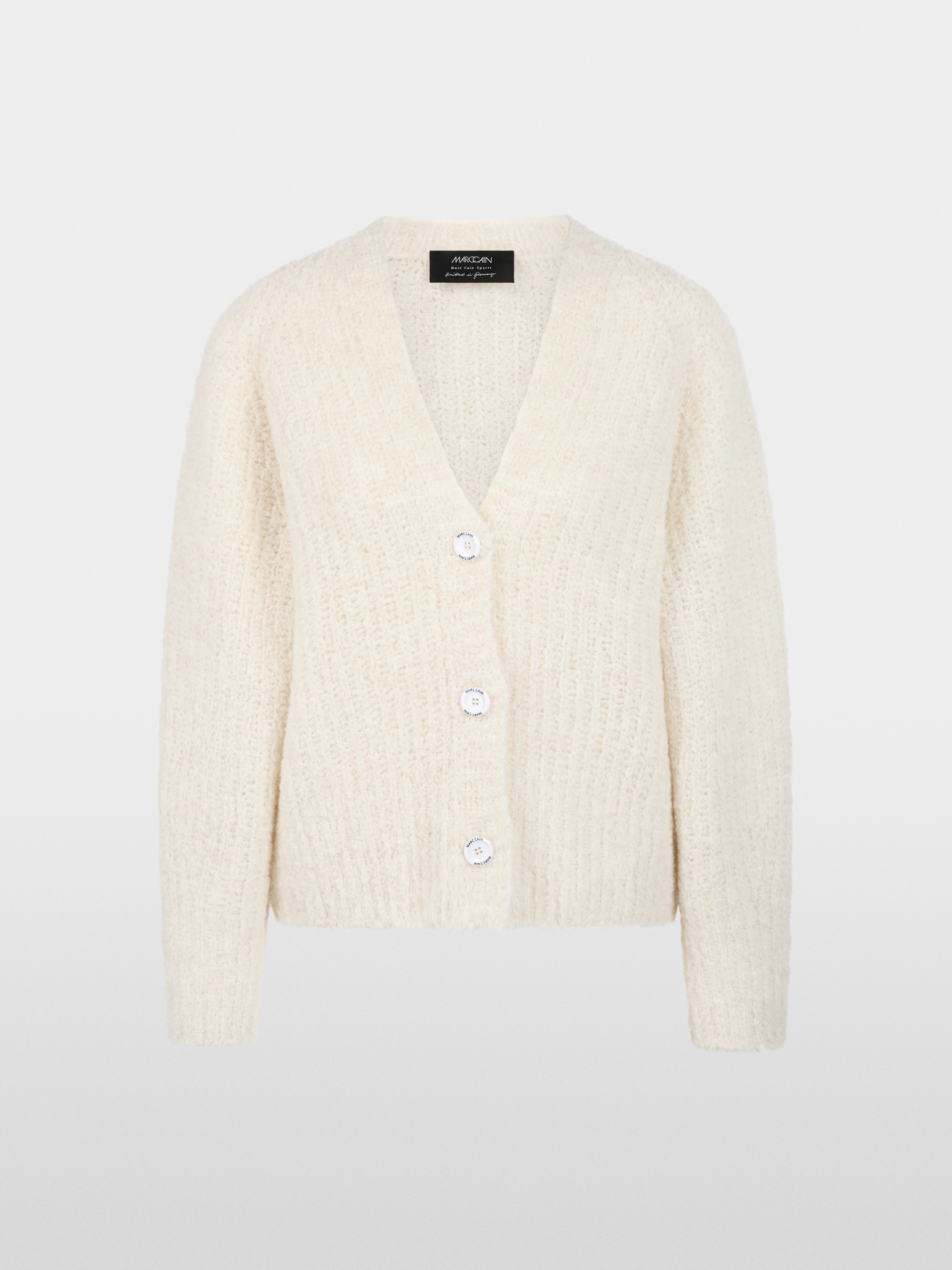 ‘Knitted in Germany’ cardigan