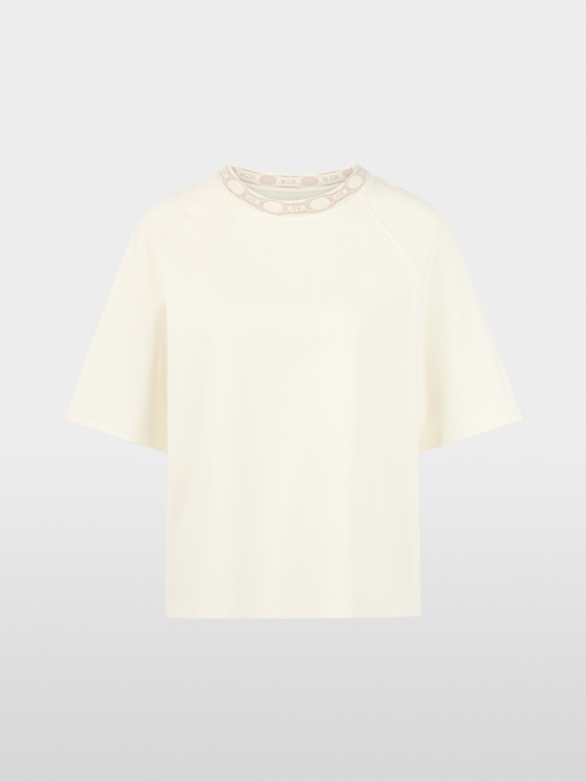 Oversized cotton-blend shirt