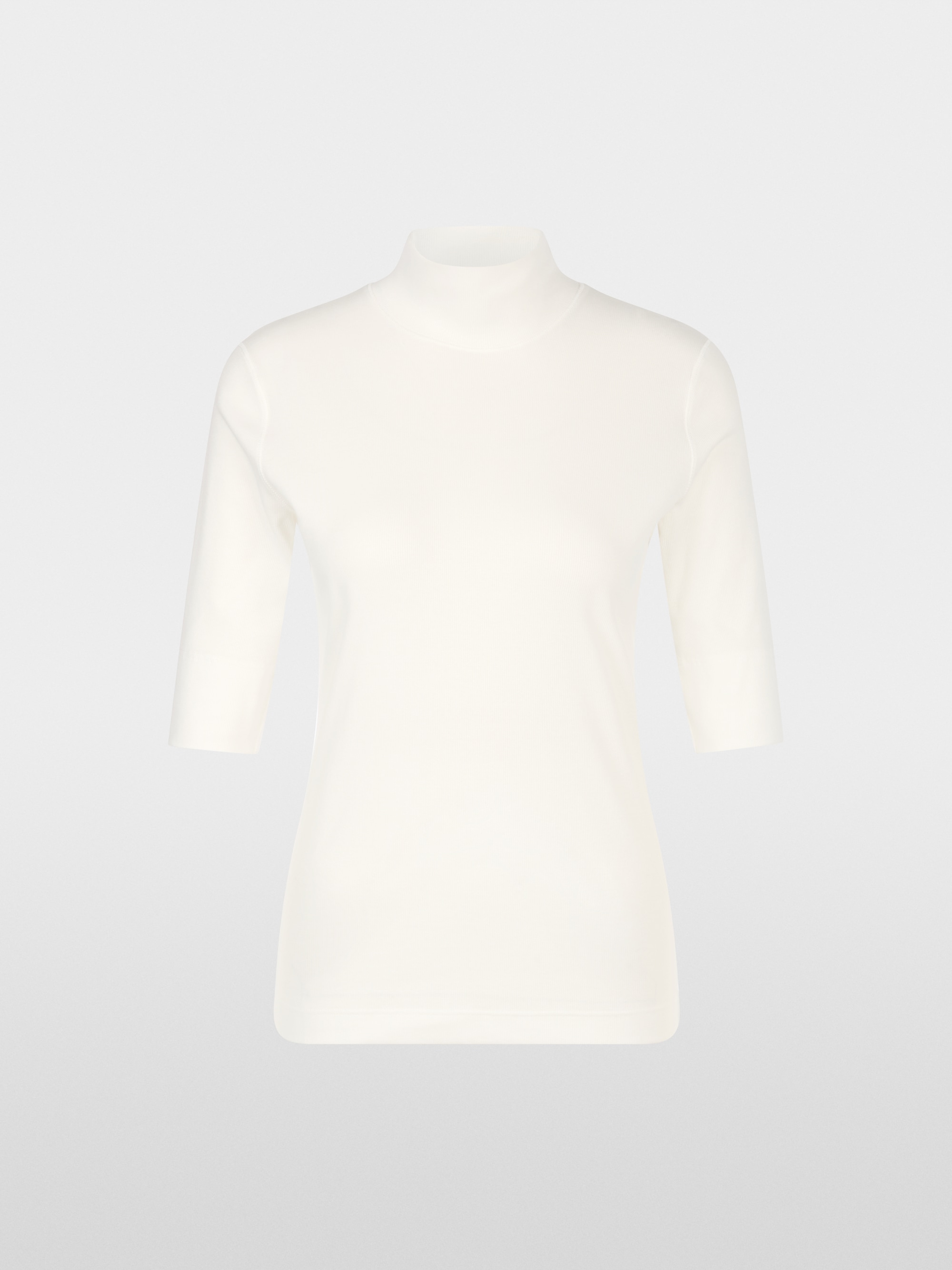 Basic shirt with stand-up collar