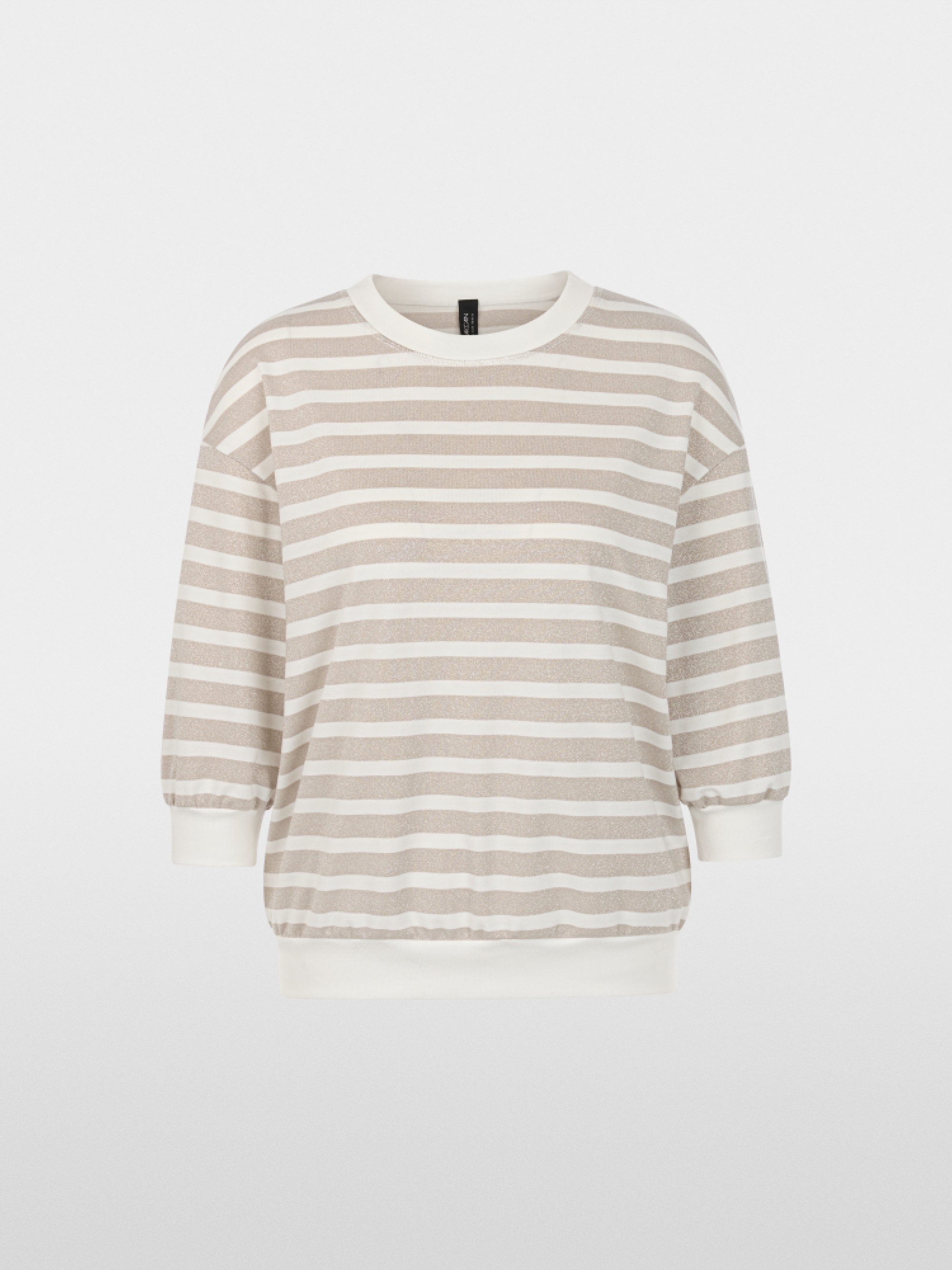 T-shirt à rayures en lurex