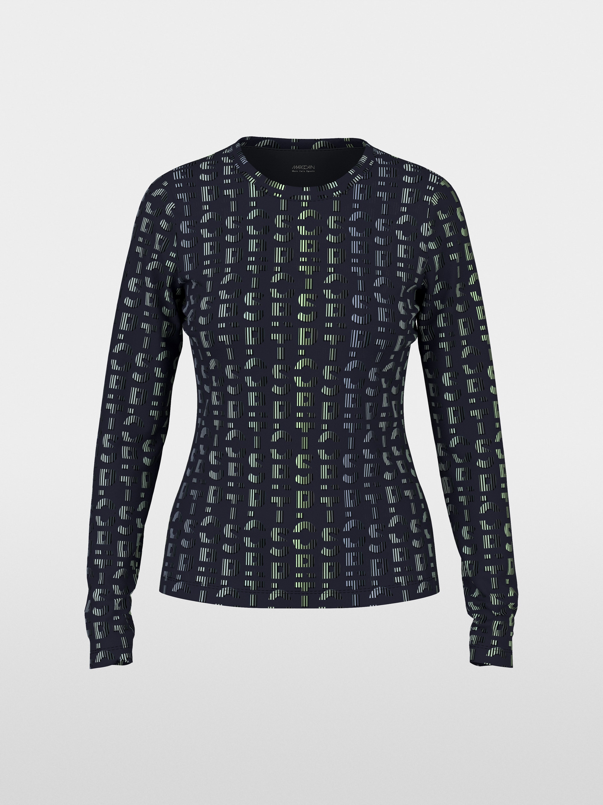 Long-sleeved shirt with graphic print