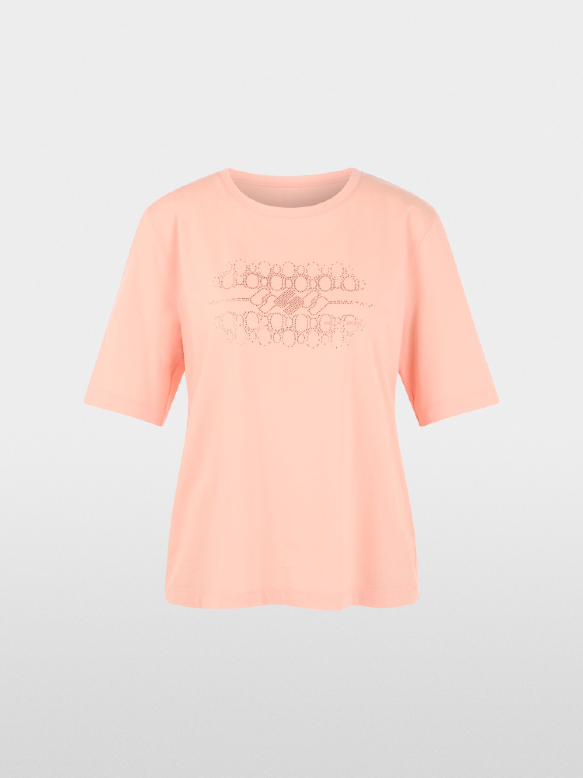 Cotton T-shirt with hotfix stones