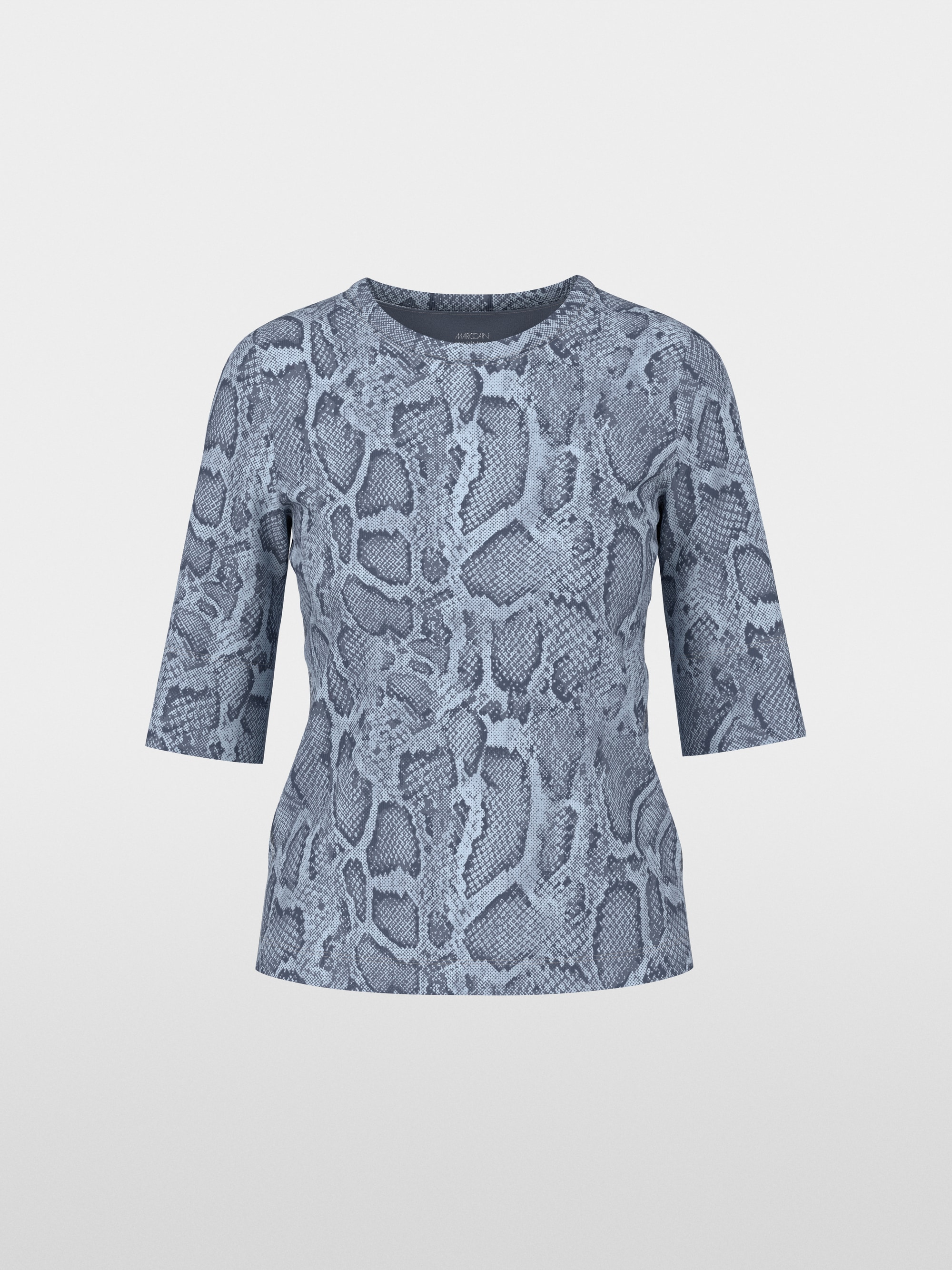 Shirt with animal print