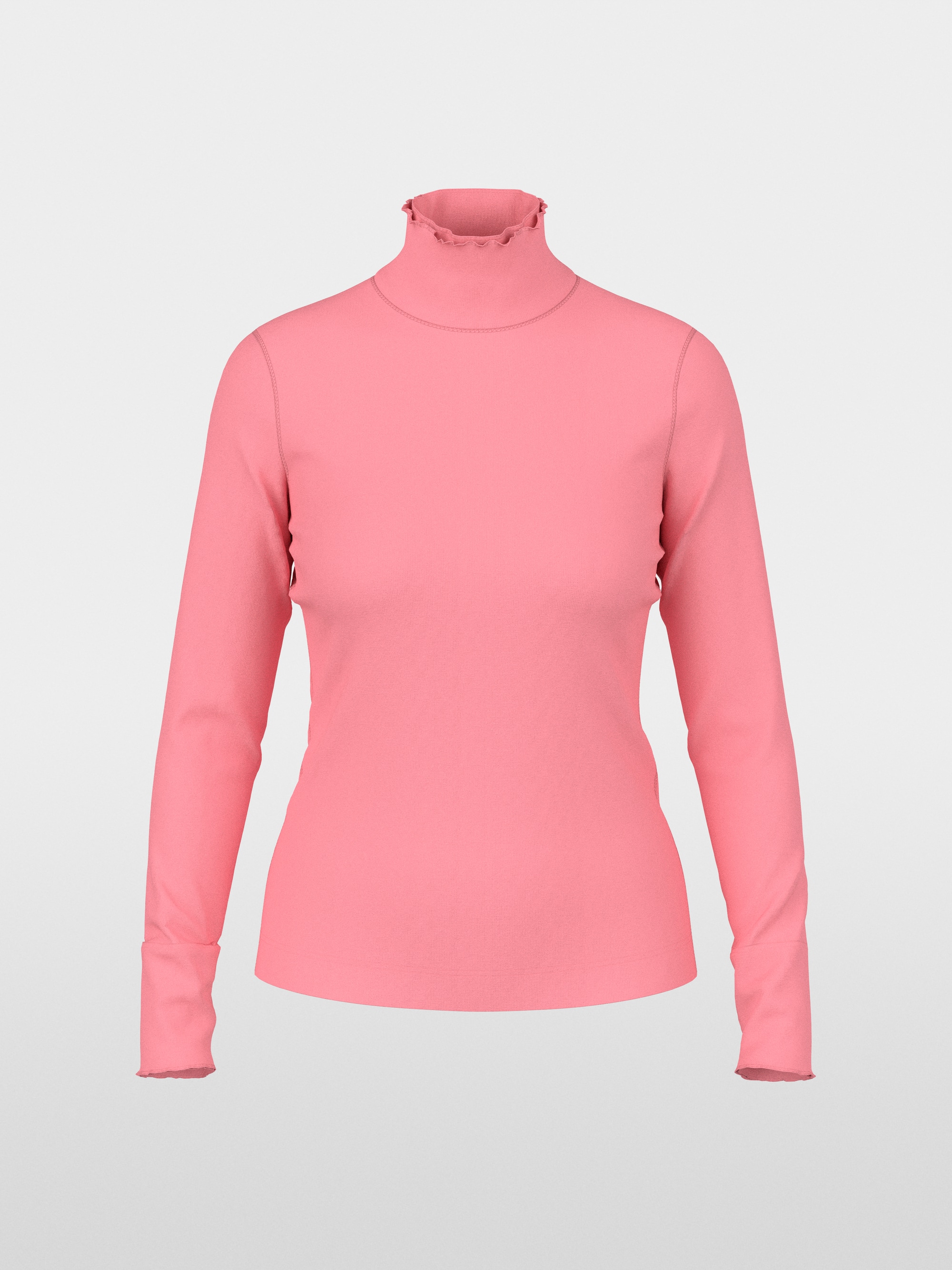 Fitted turtleneck shirt
