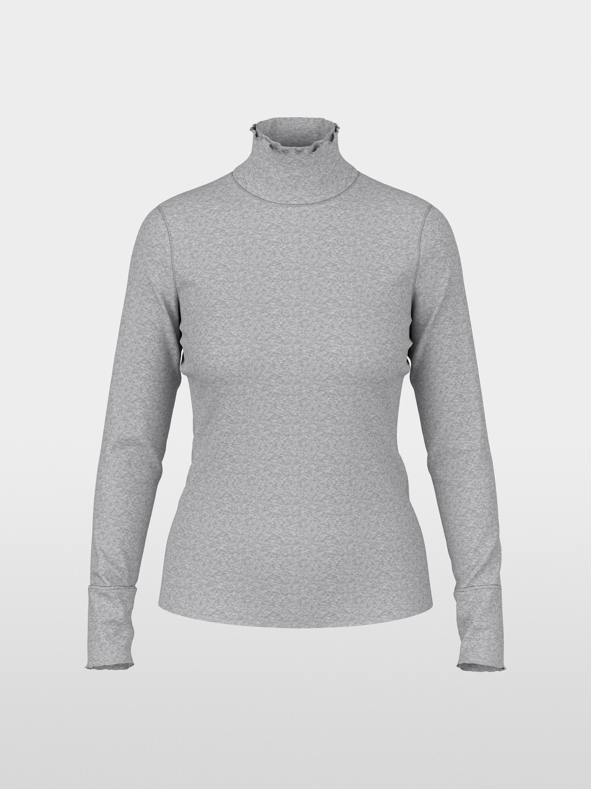 Fitted turtleneck shirt