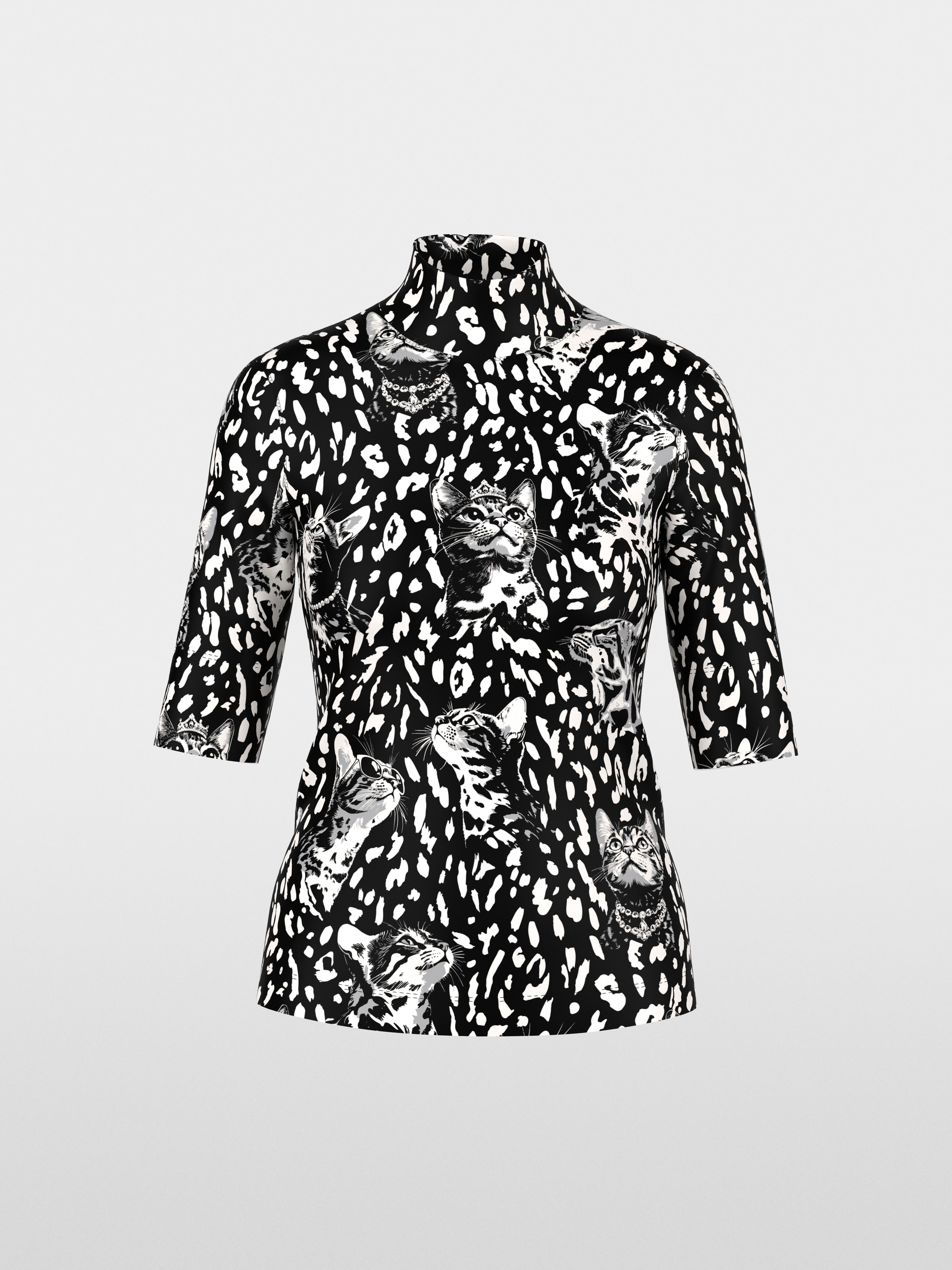 Printed cotton shirt