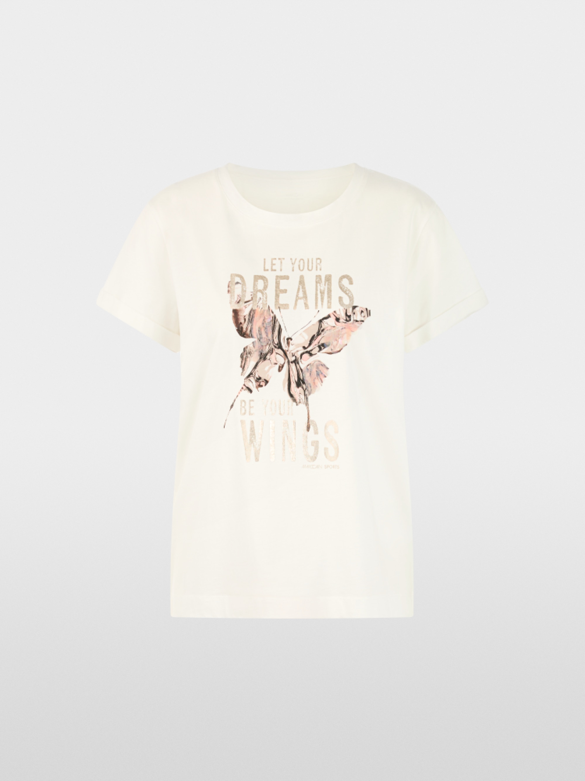 Cotton T-shirt with sequins