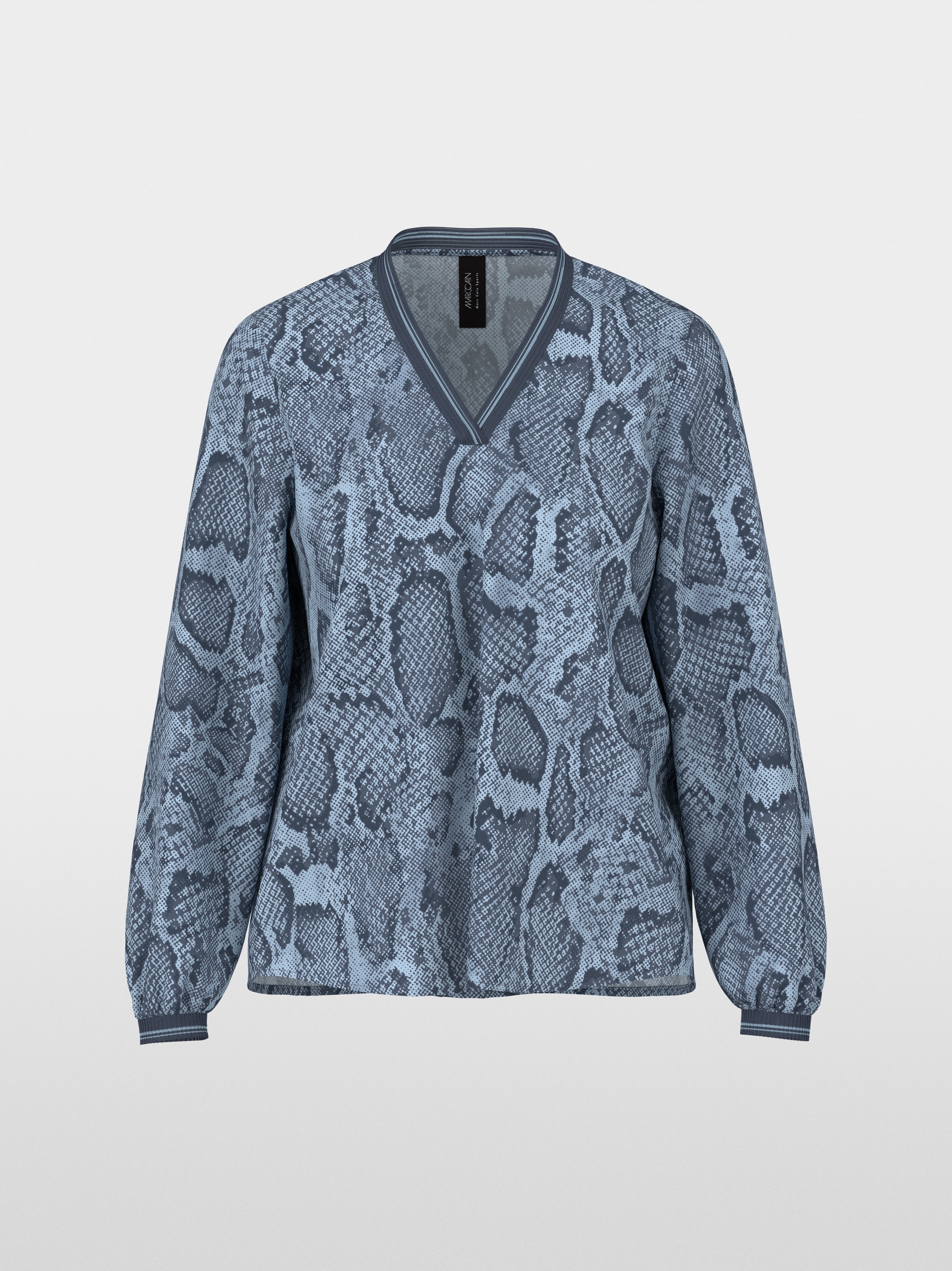 Blouse with animal print