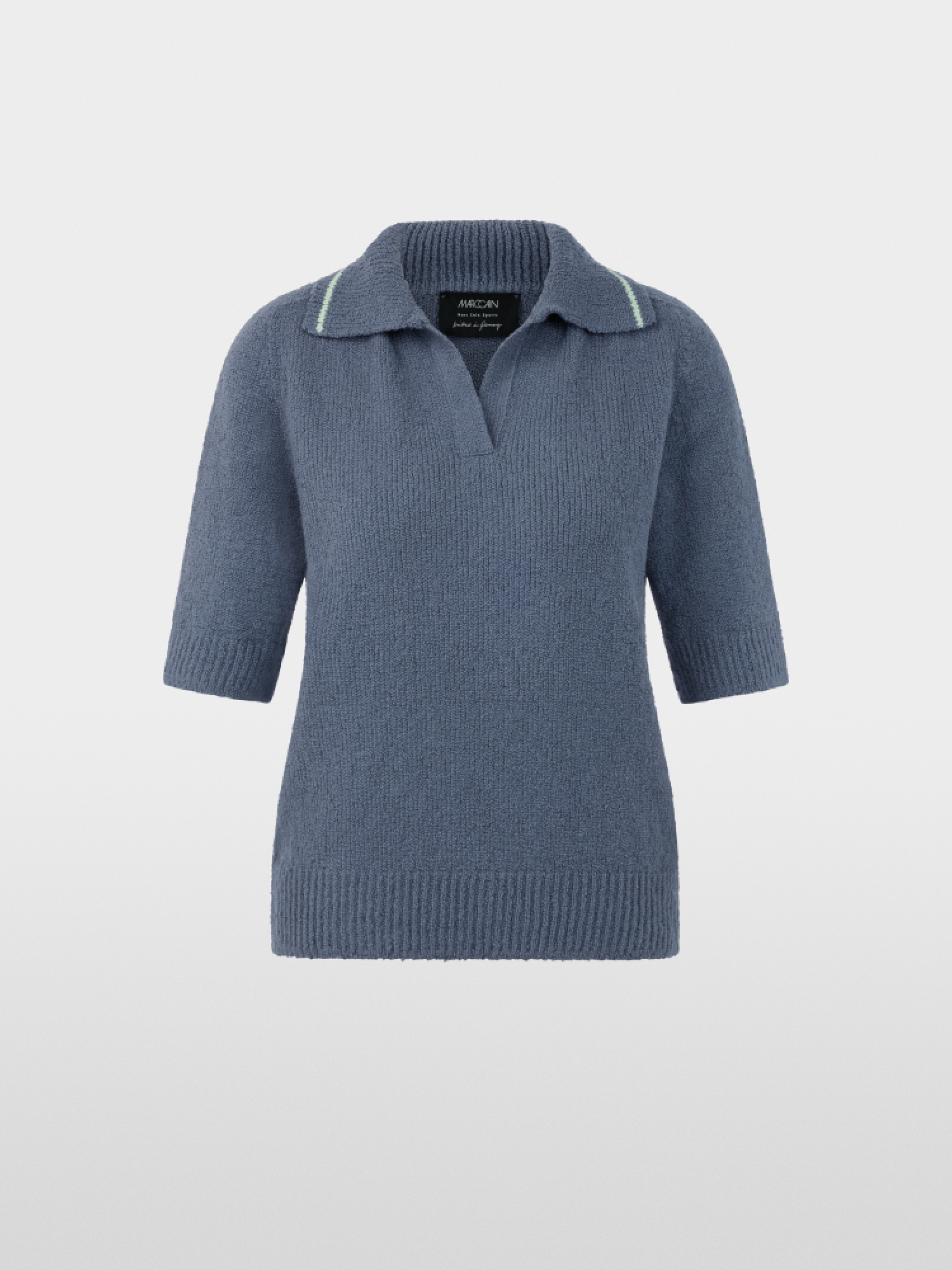 ‘Knitted in Germany’ polo shirt