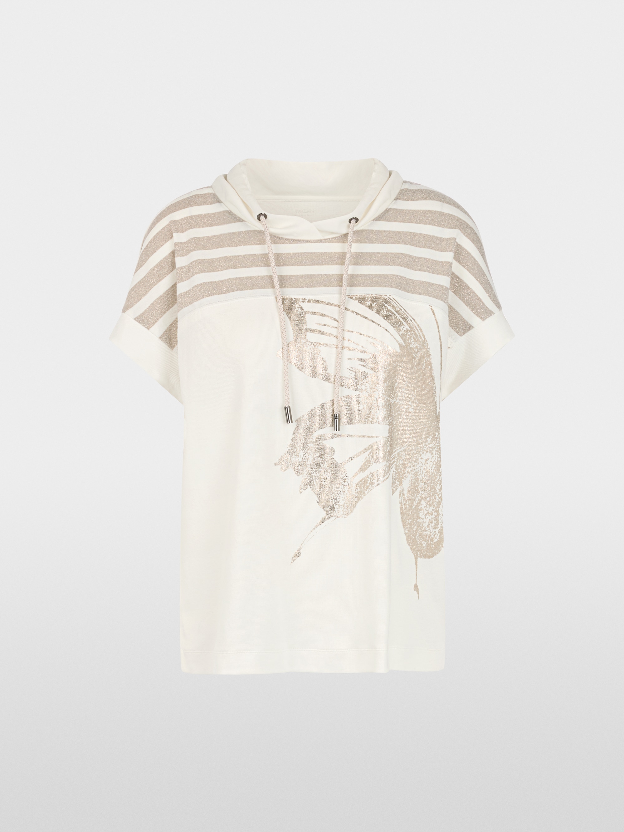 Chemisier avec lurex et imprimé doré
