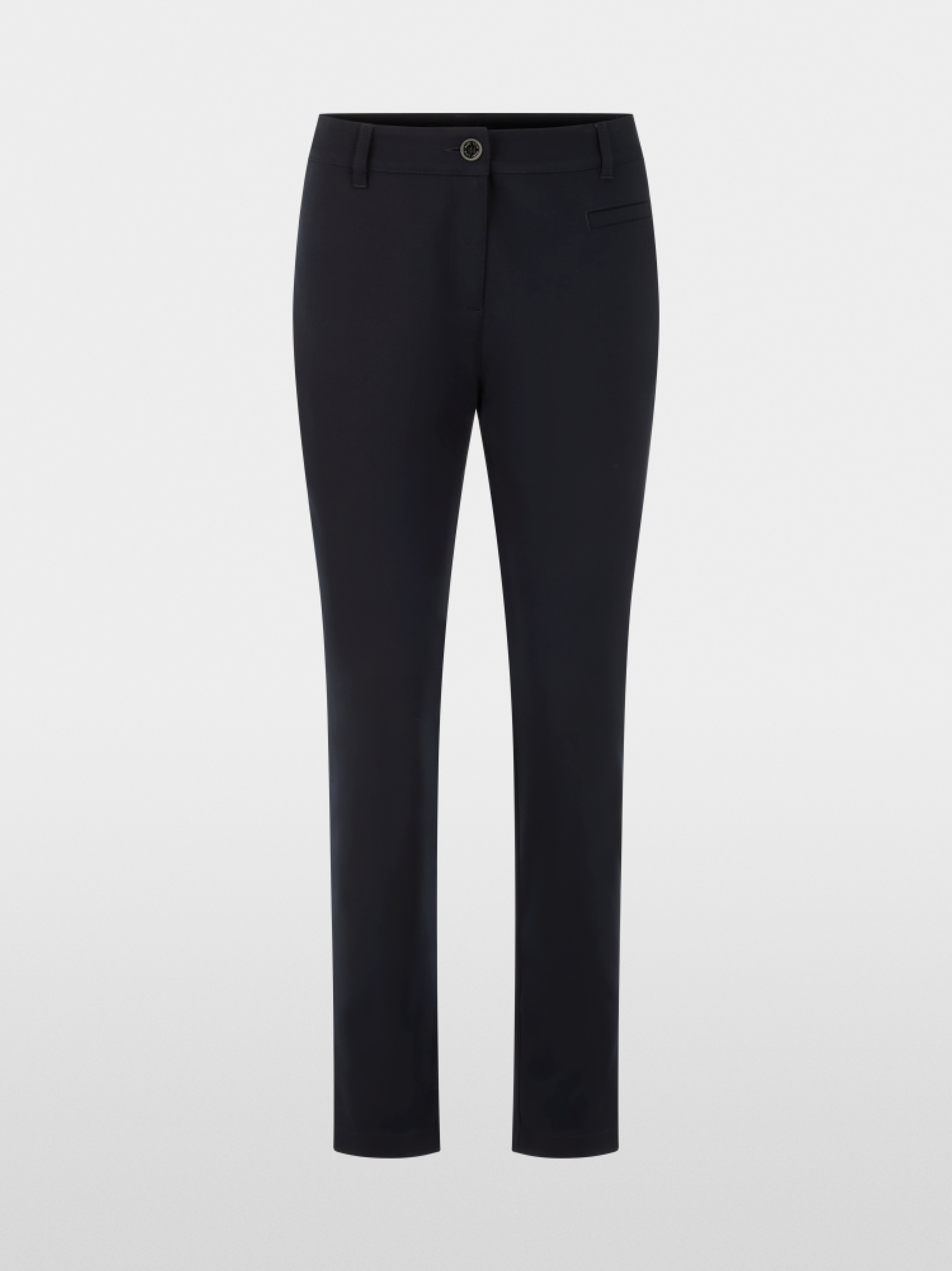 SILEA slim fit fabric trousers