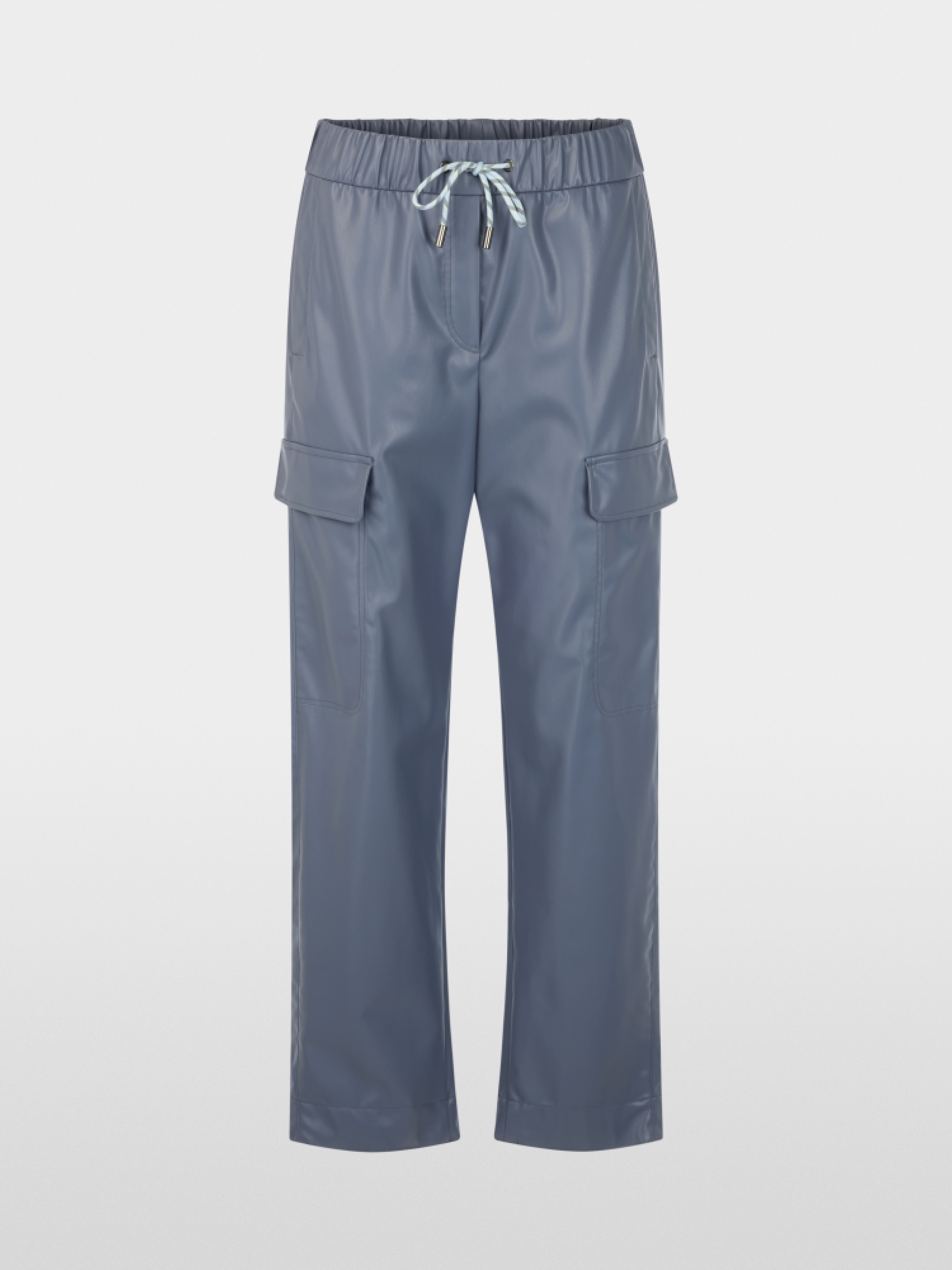 WUXI faux leather trousers