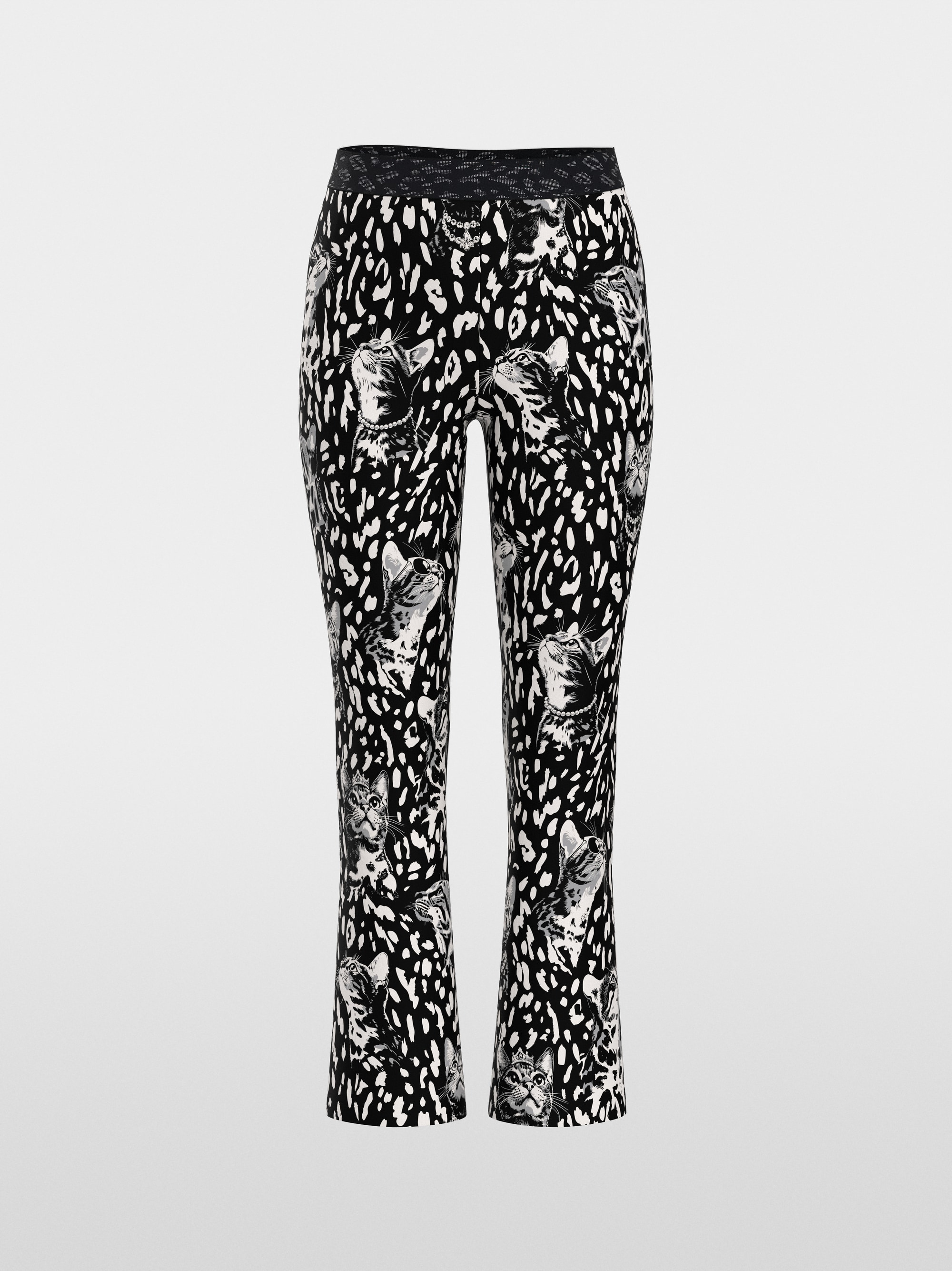 FREDERICA pull-on trousers with print