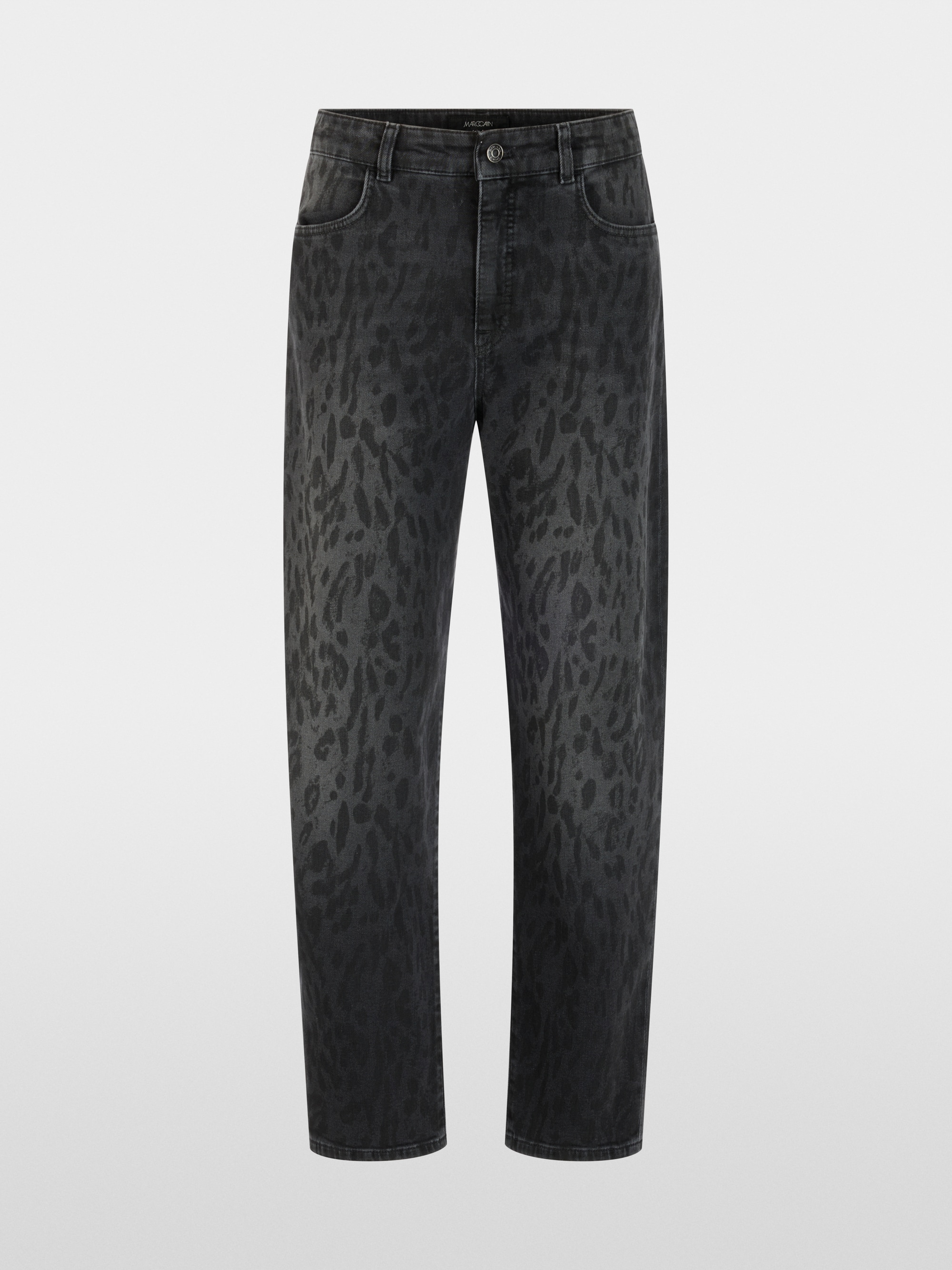 RUMA jeans with leopard print