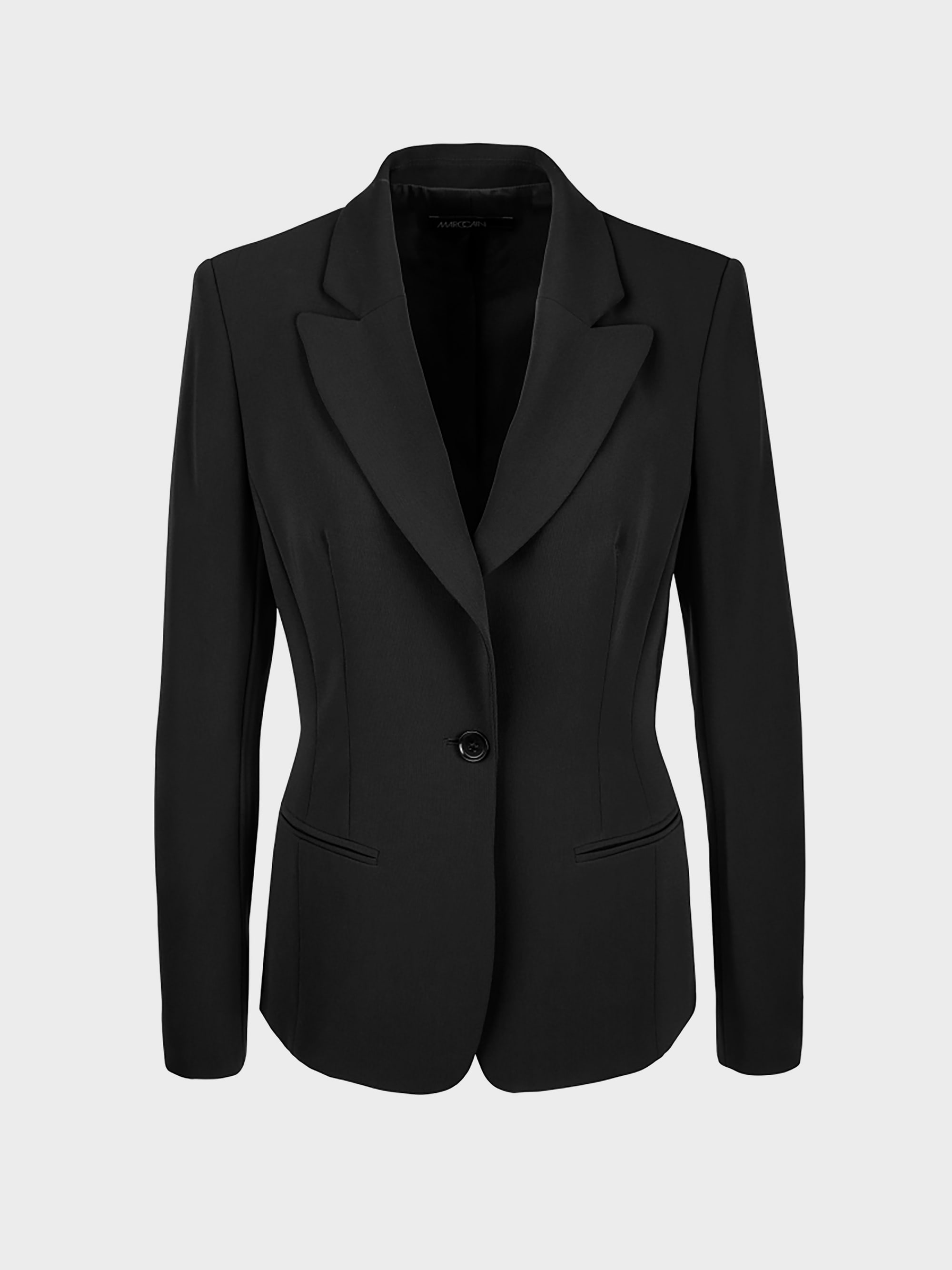 Feiner Blazer aus Crêpe