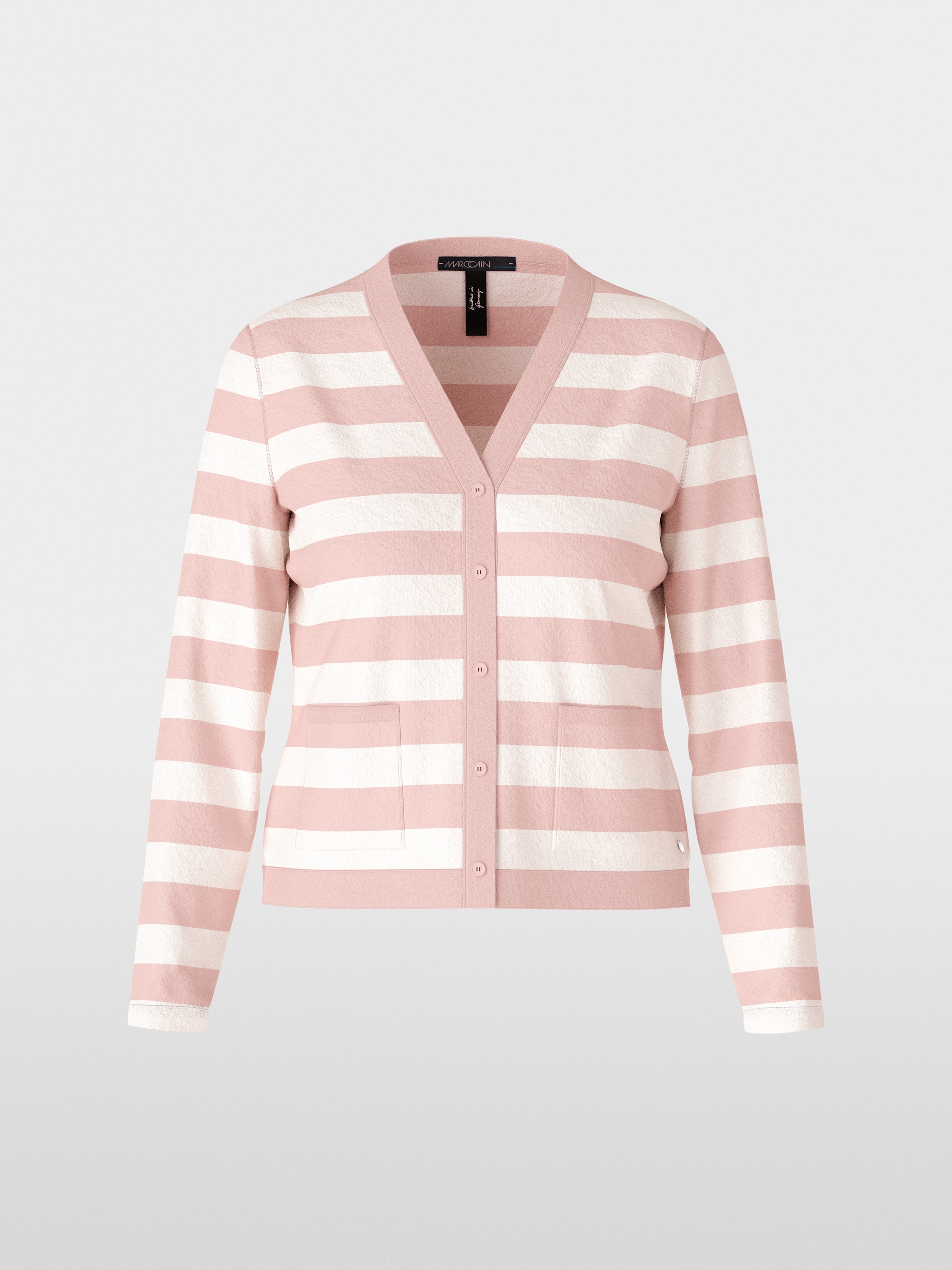 Cardigan à rayures Knitted in Germany