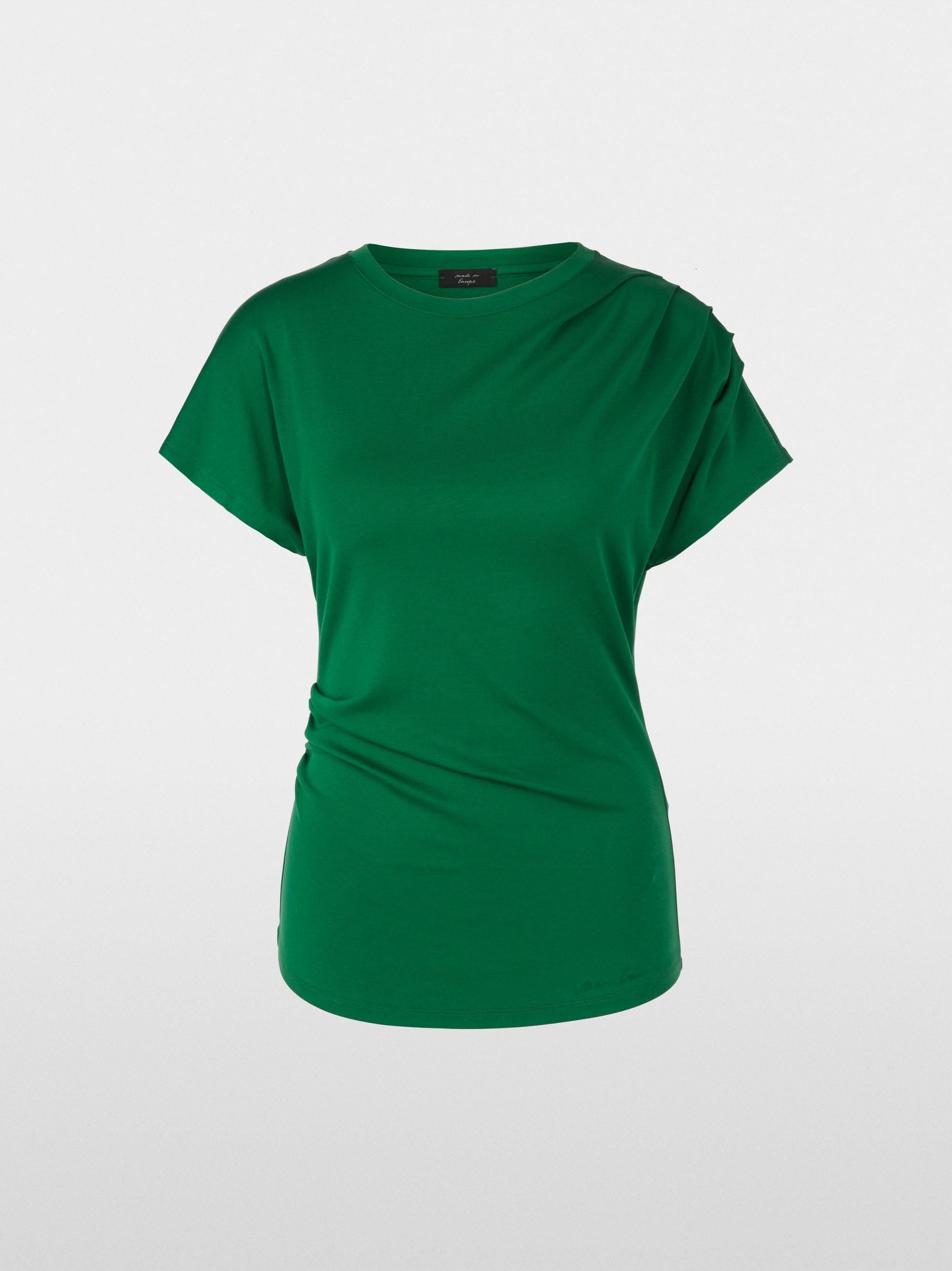 T-Shirt mit Falten-Detaiks