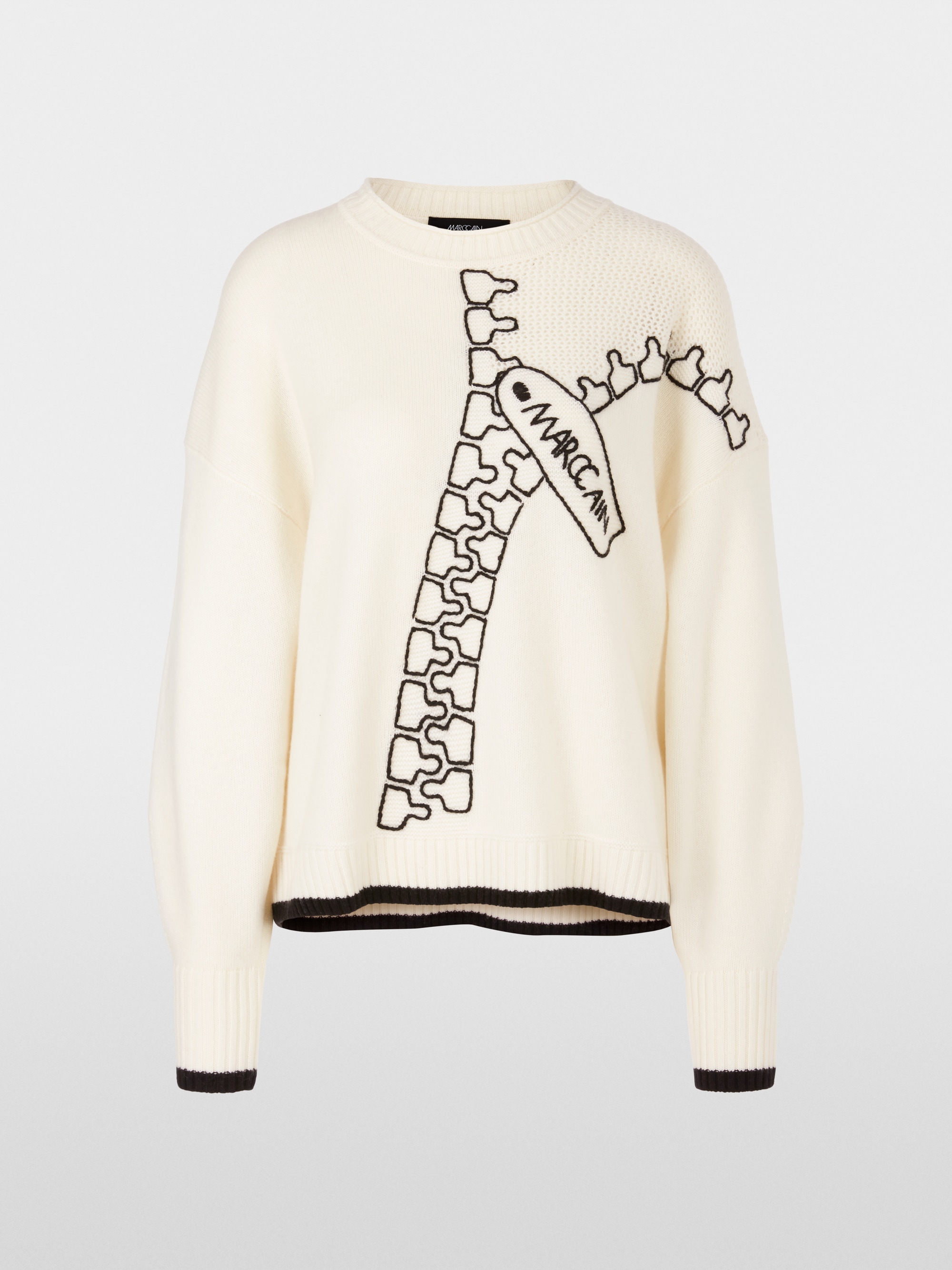 Sweat-shirt en mélange laine/cachemire