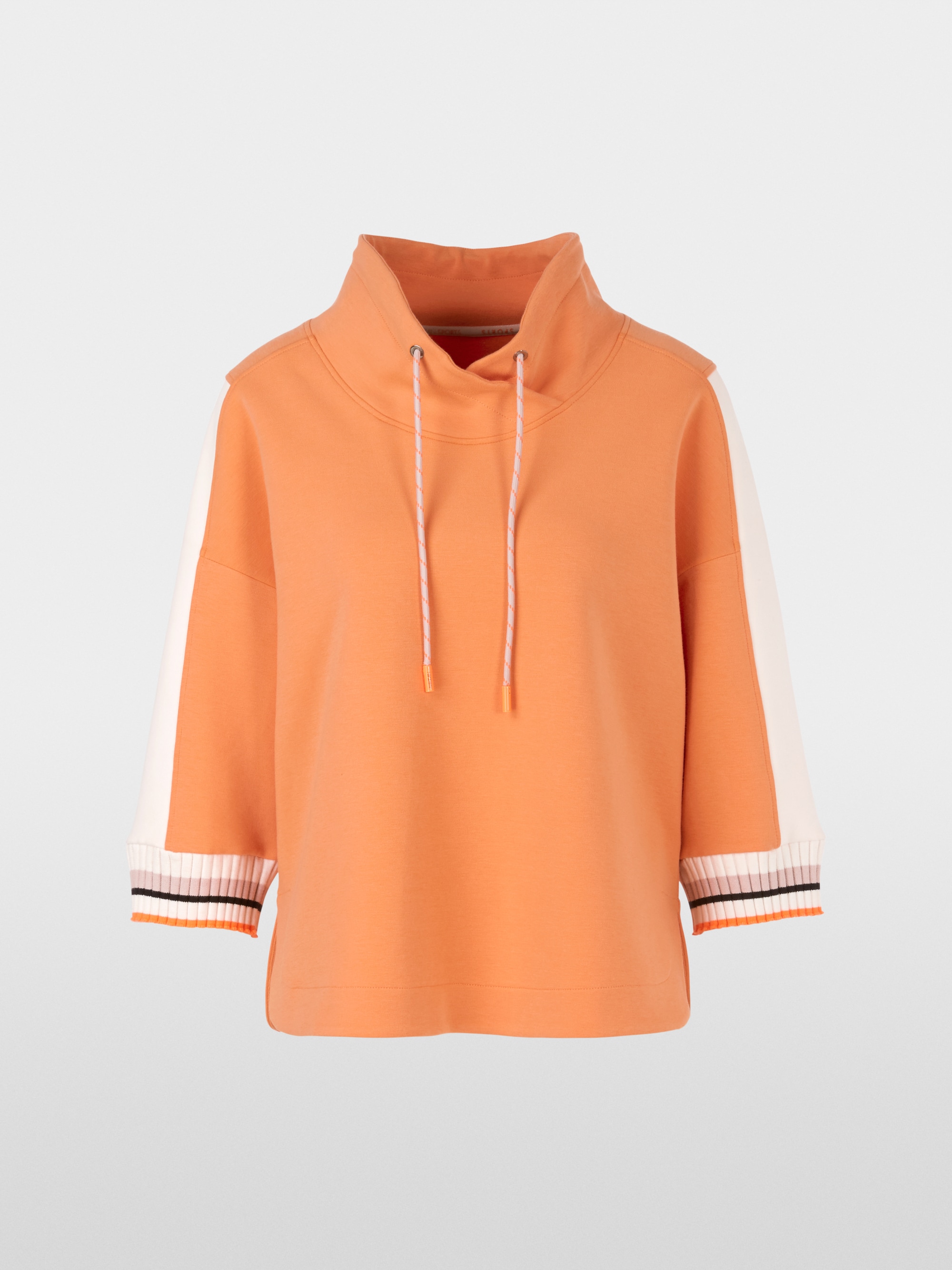 Oversized Sweatshirt mit 3/4-Ärmel | marc-cain.com/de