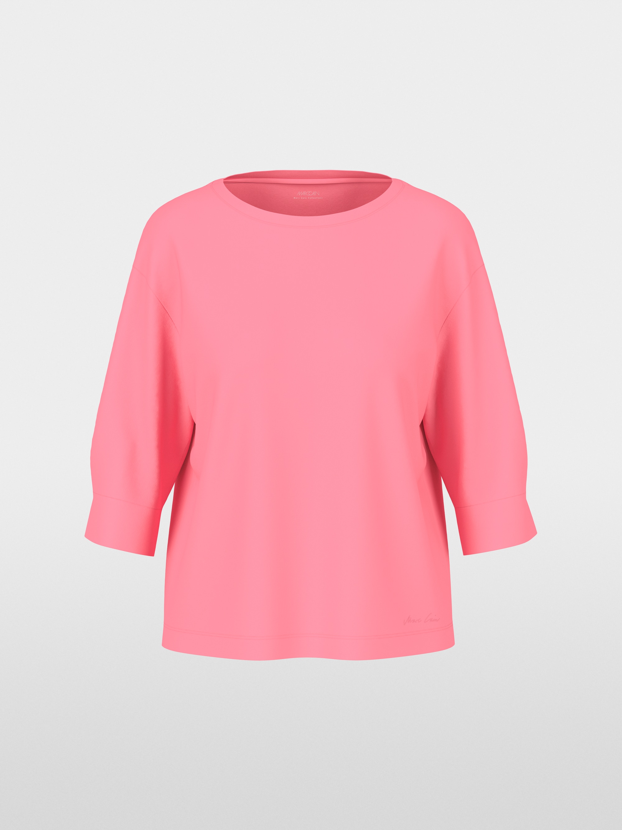 T-shirt with mid-length sleeves