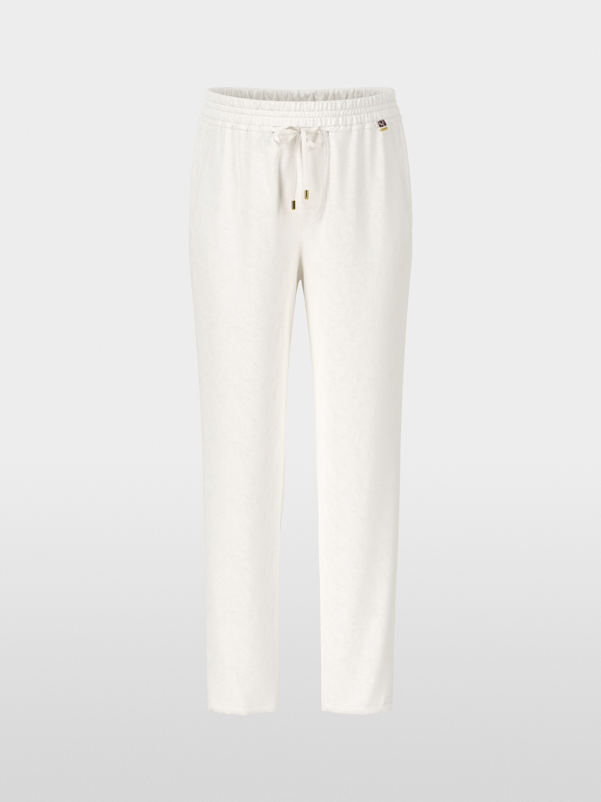 RHODOS plain wide slip-on trousers