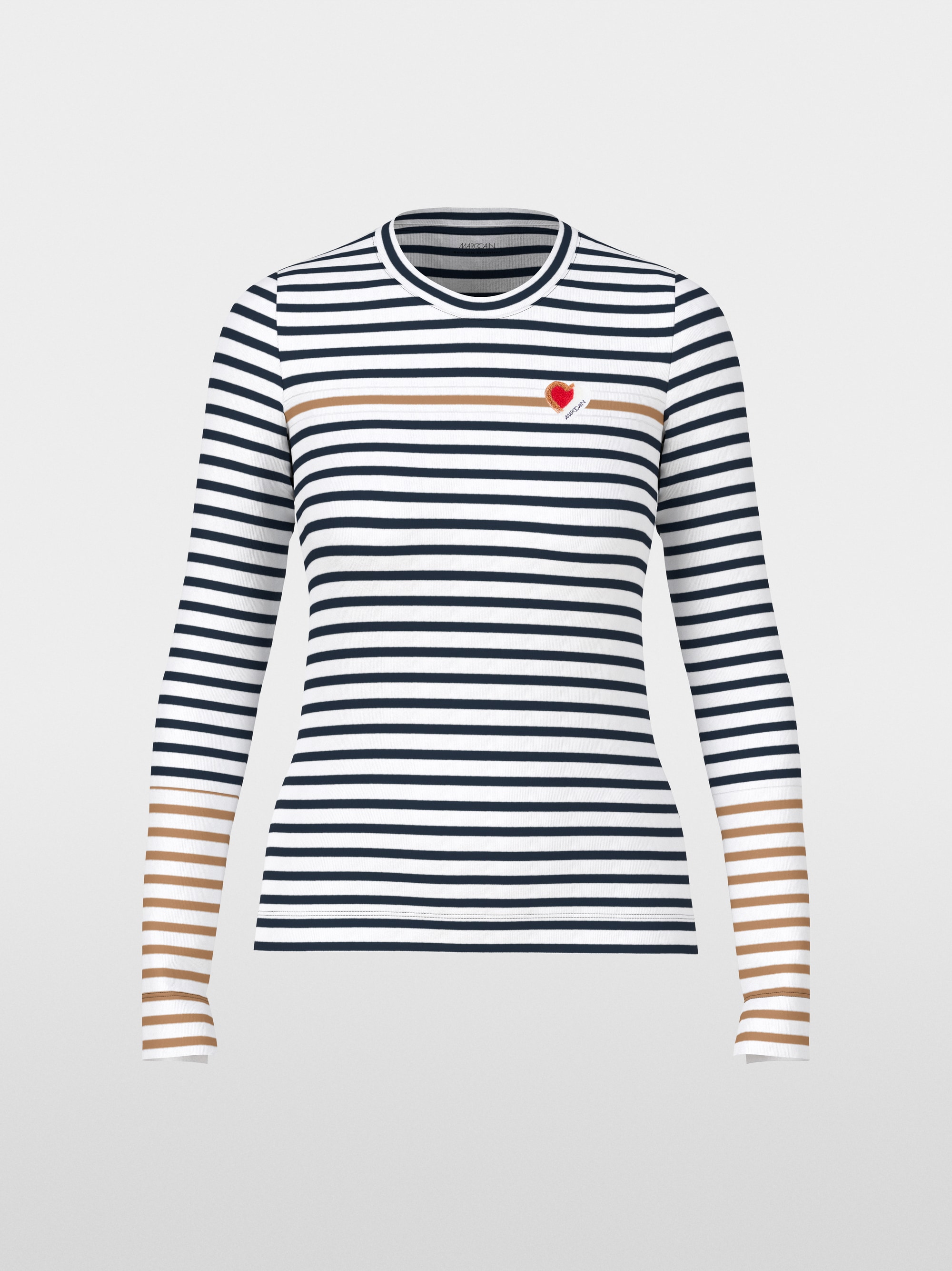 Longsleeve met gestreepte strepen