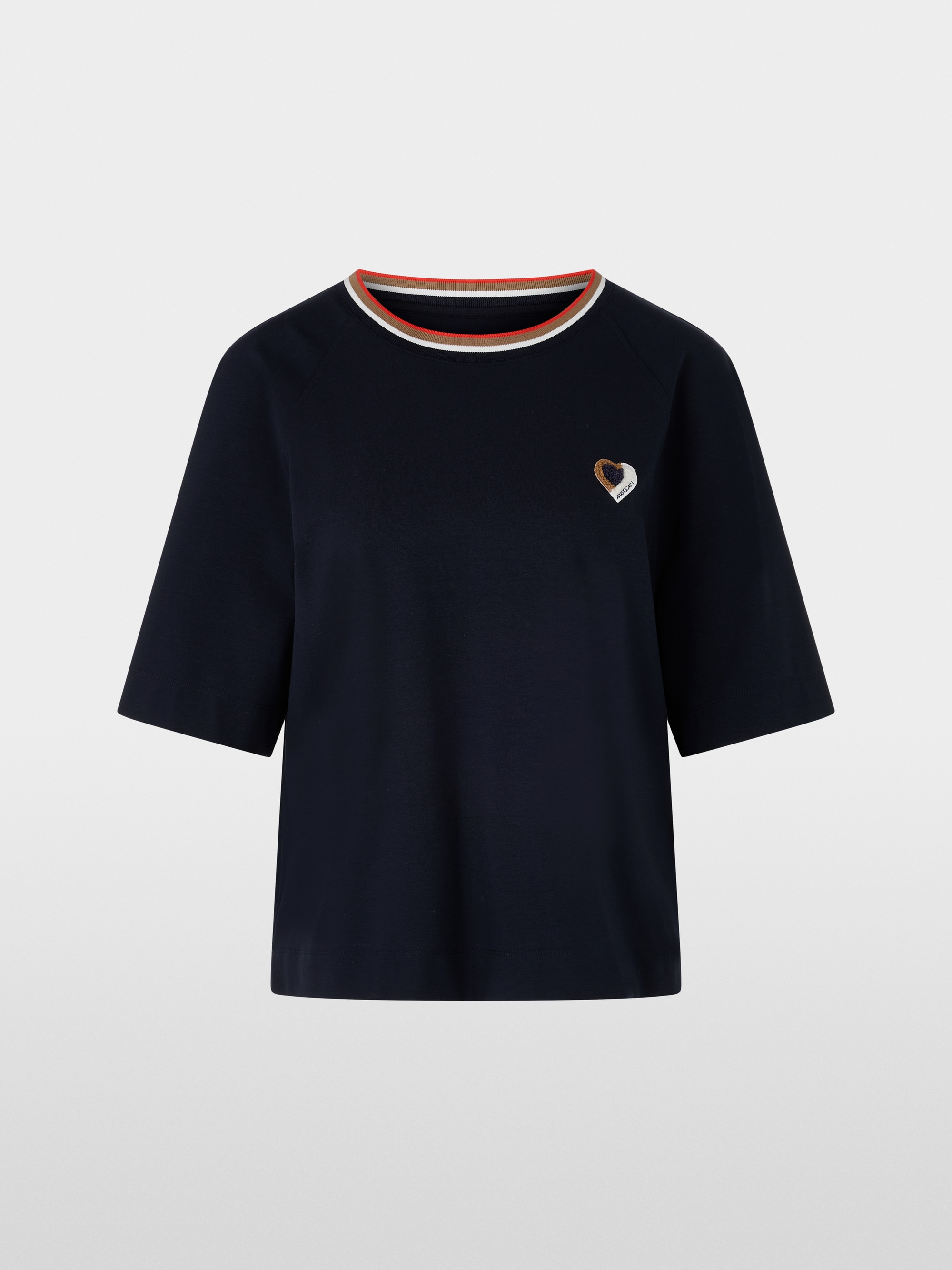 Cropped T-Shirt mit Kurzarm