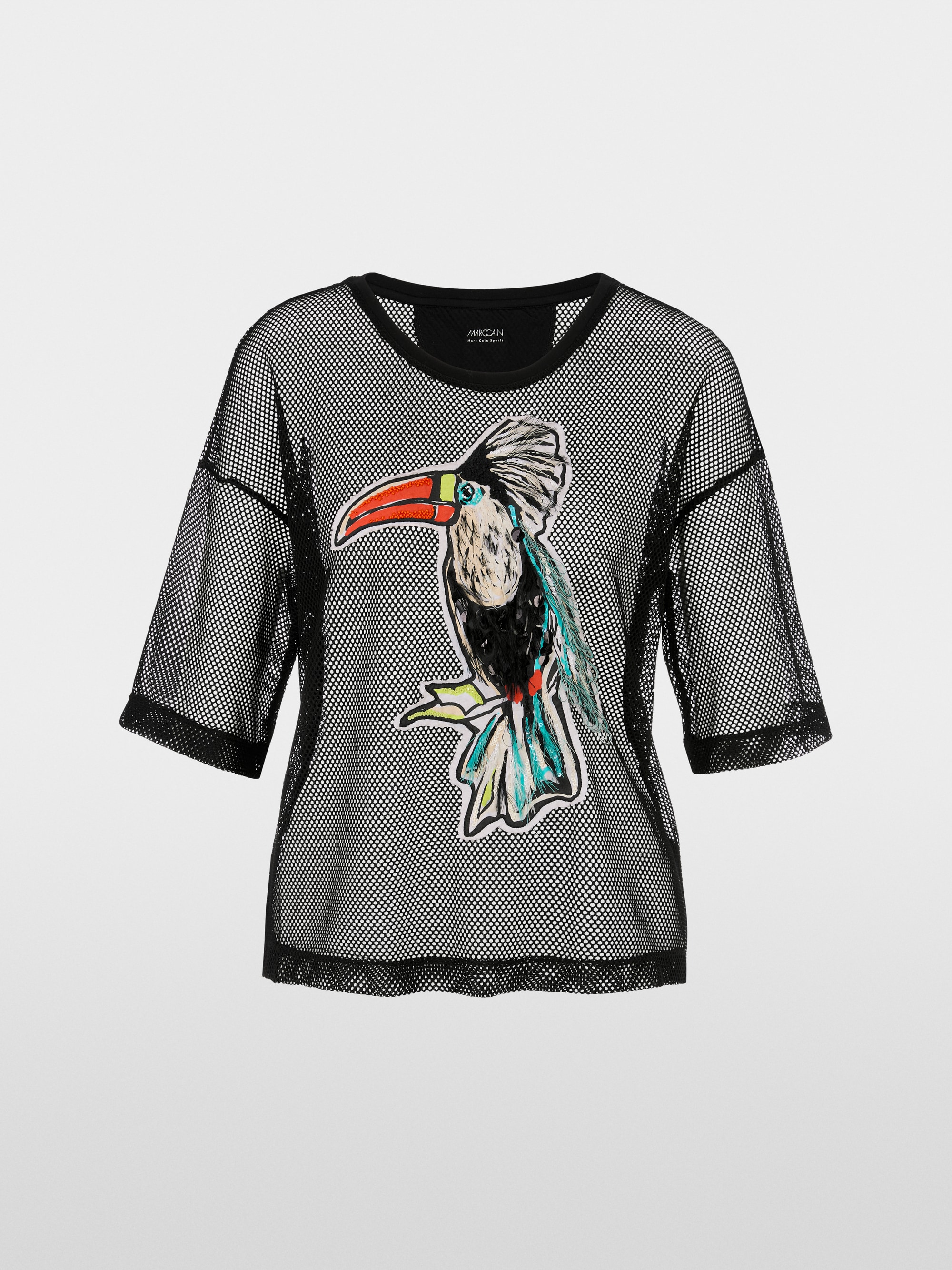 T-shirt en maille ajourée résille