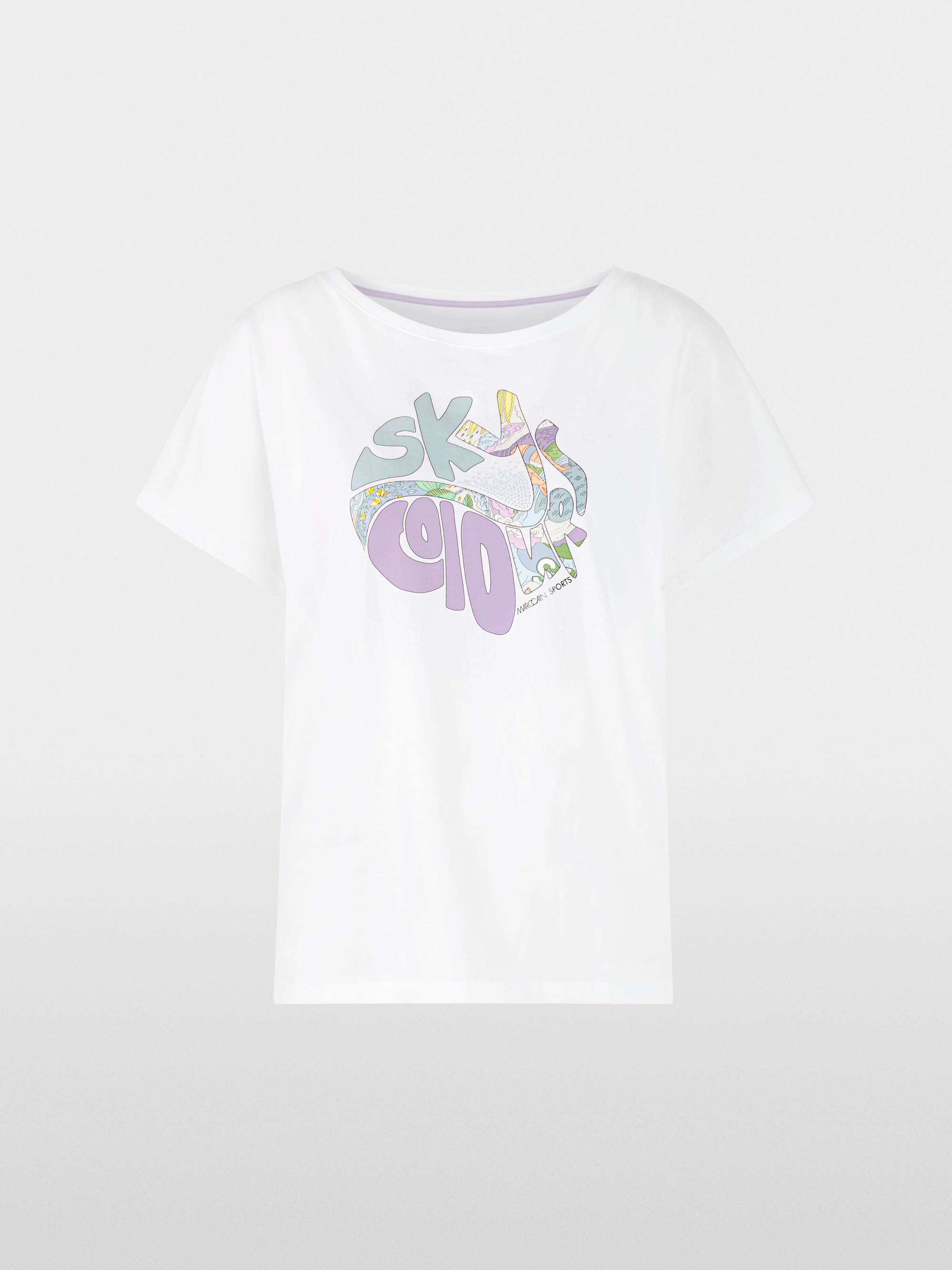 "Rethink Together" T-Shirt mit Strass